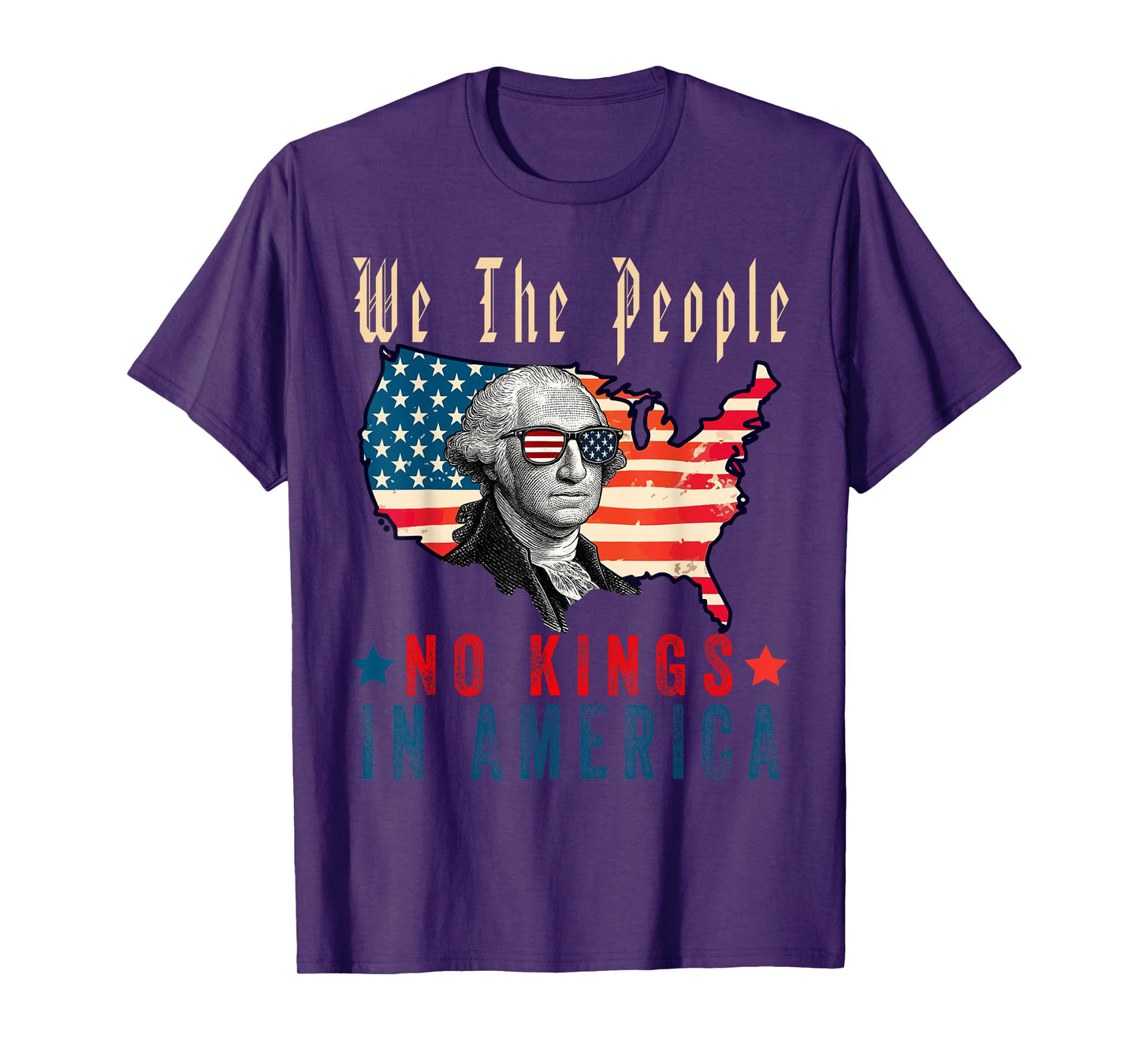 No Kings In America We The People Men Women T-Shirt