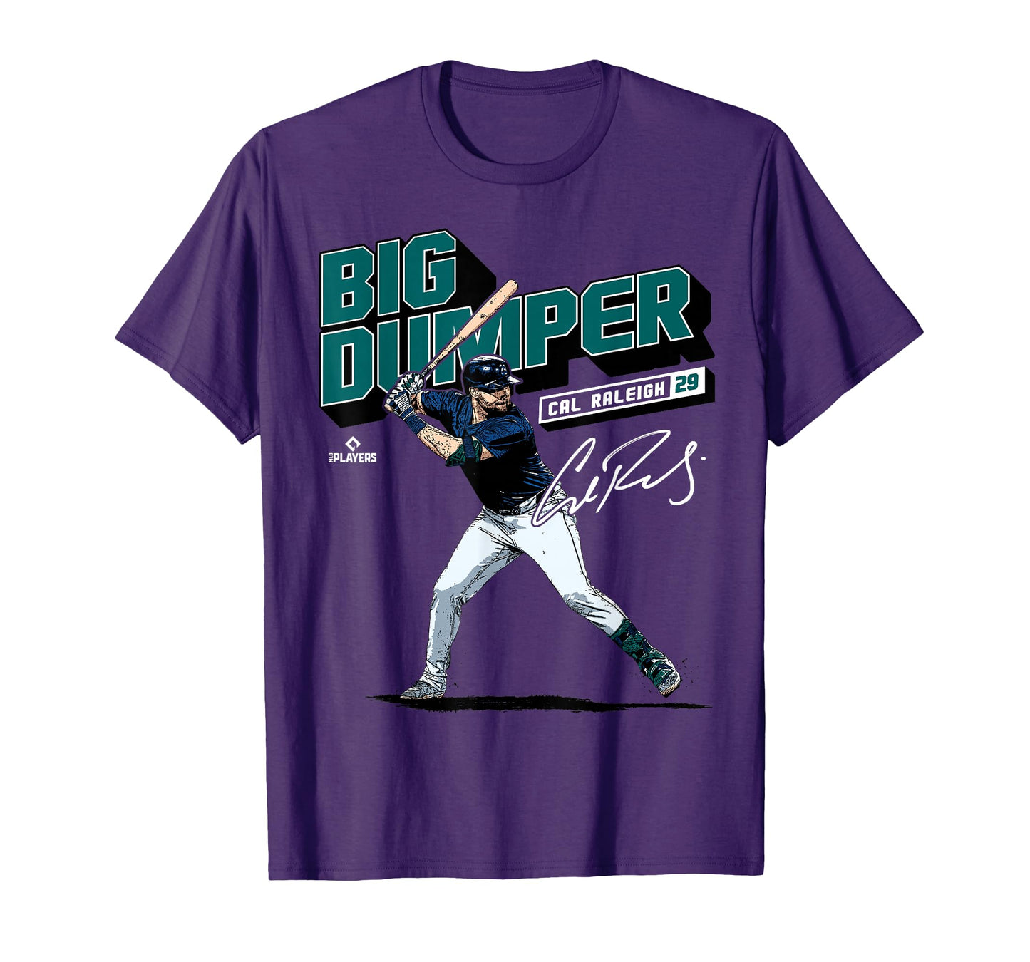 Cal Raleigh | Seattle MLB Baseball Players | MLBCRA205M T-Shirt
