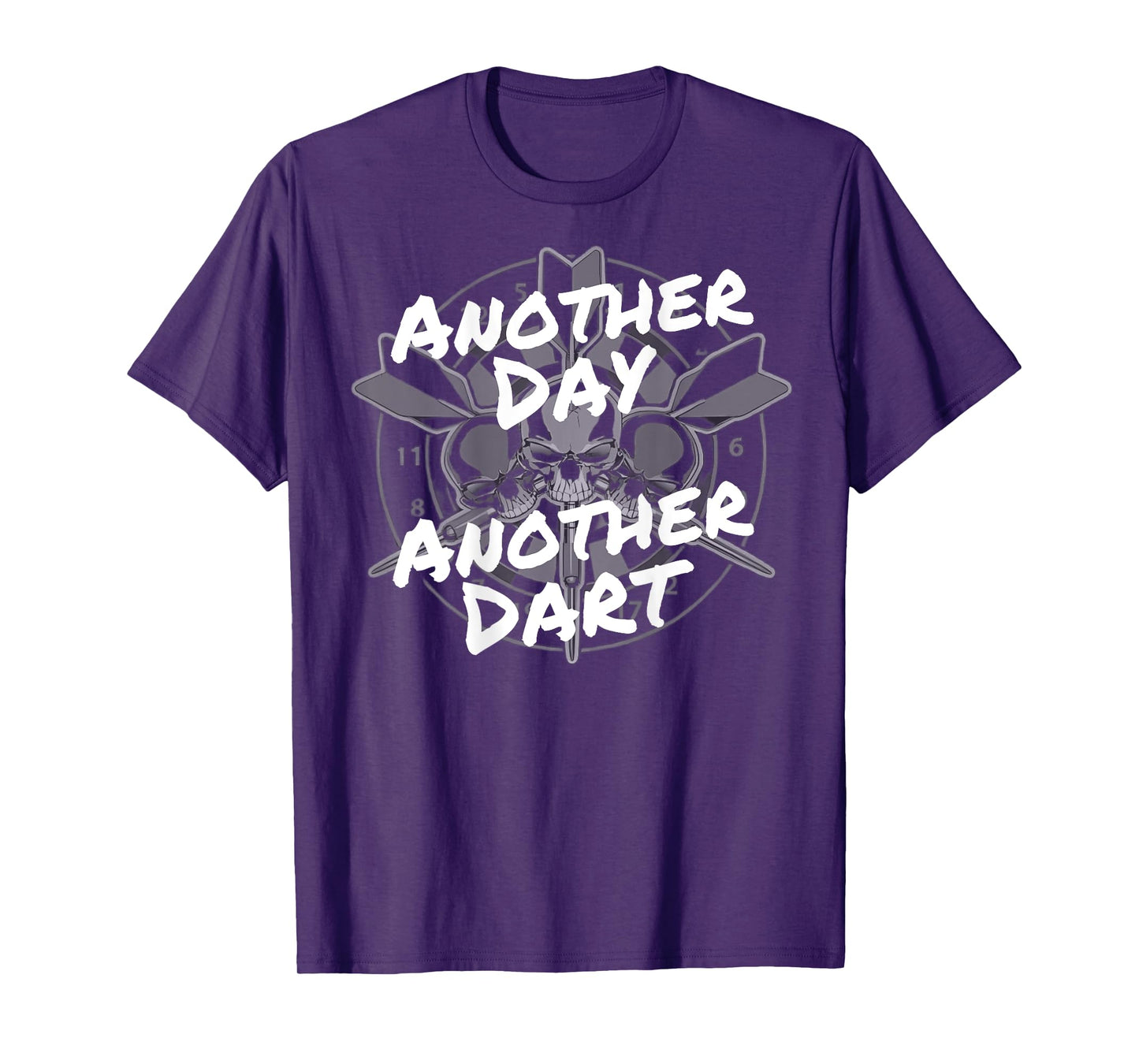 Funny Darts Player Another Dart Dartboard Skull Bullseyes T-Shirt