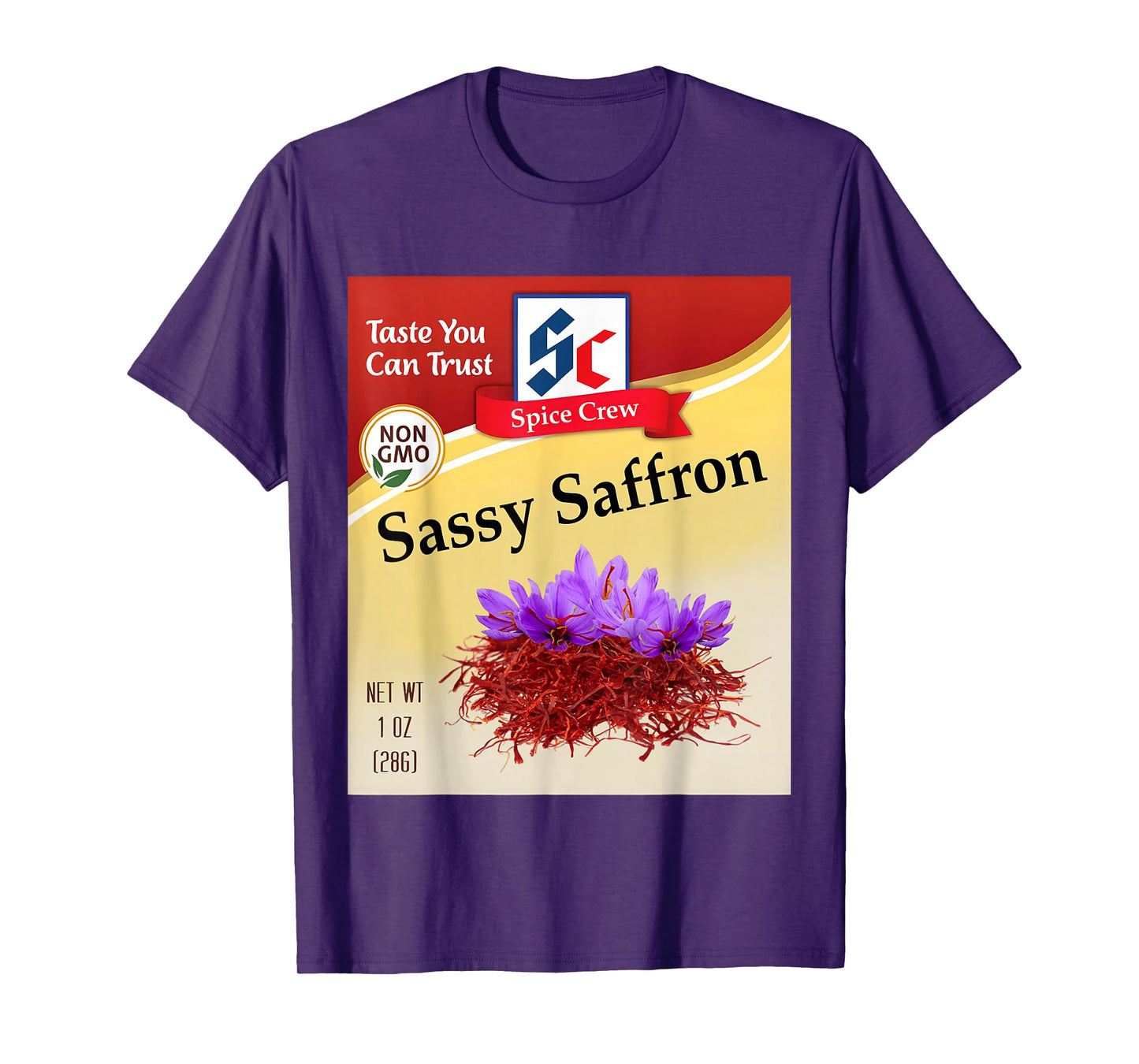 Sassy Saffron Condiment Costume Holiday Spice Costumes Group T-Shirt