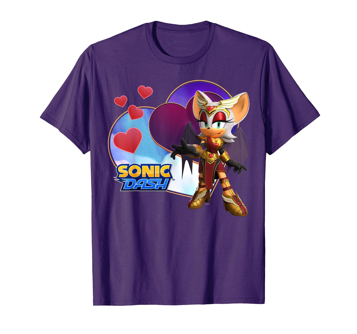 Sonic Dash - Valentine Rouge T-Shirt