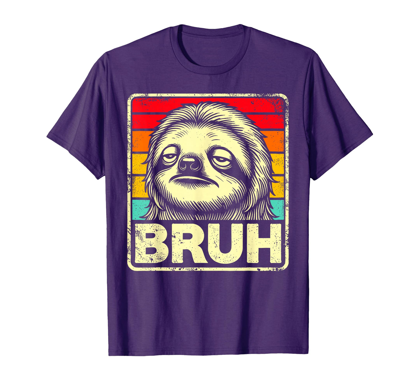 Funny Graphic Meme Sloth Bruh For Boys Girls Men Women T-Shirt