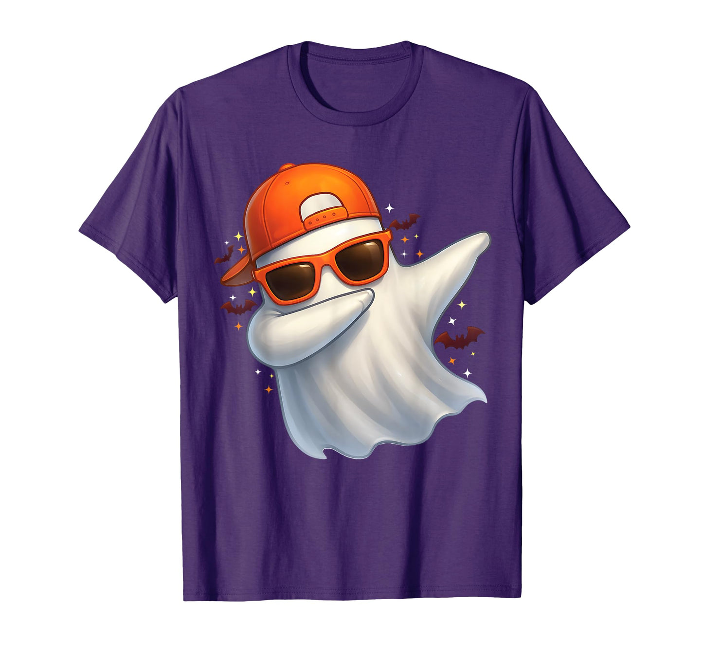 Spooky Cute Dabbing Ghost Funny Halloween Boys Kids Toddlers T-Shirt