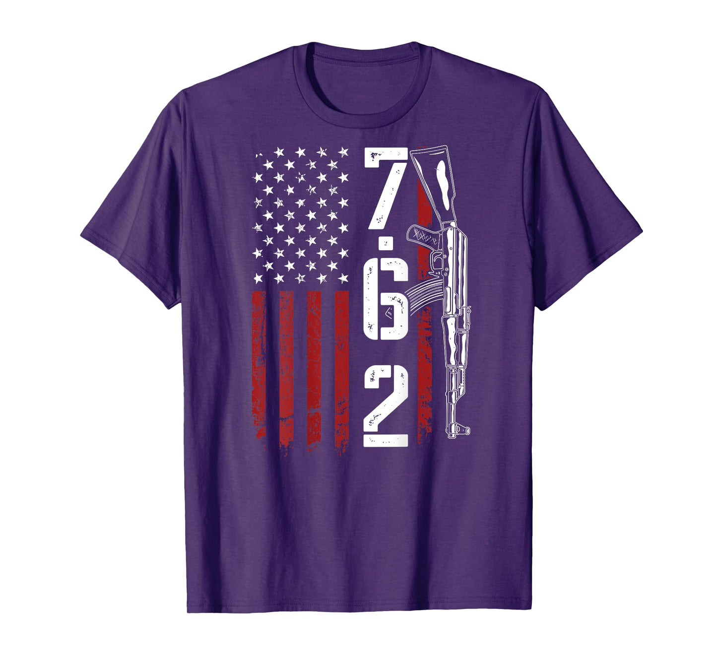7.62 Ammo AK47 Rifle Owner 762 - Funny Pro Gun - ON BACK T-Shirt