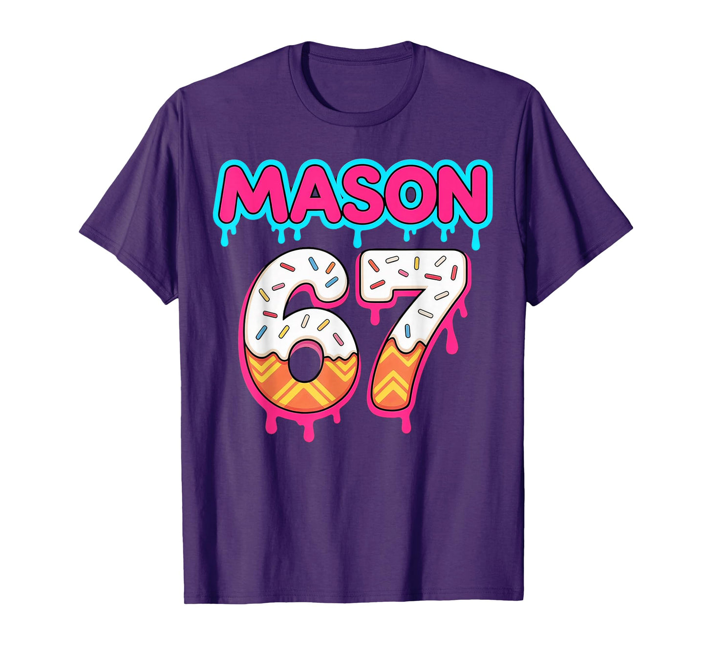 Six Seven Ice Cream Drip Sport 67 Mason Meme T-Shirt
