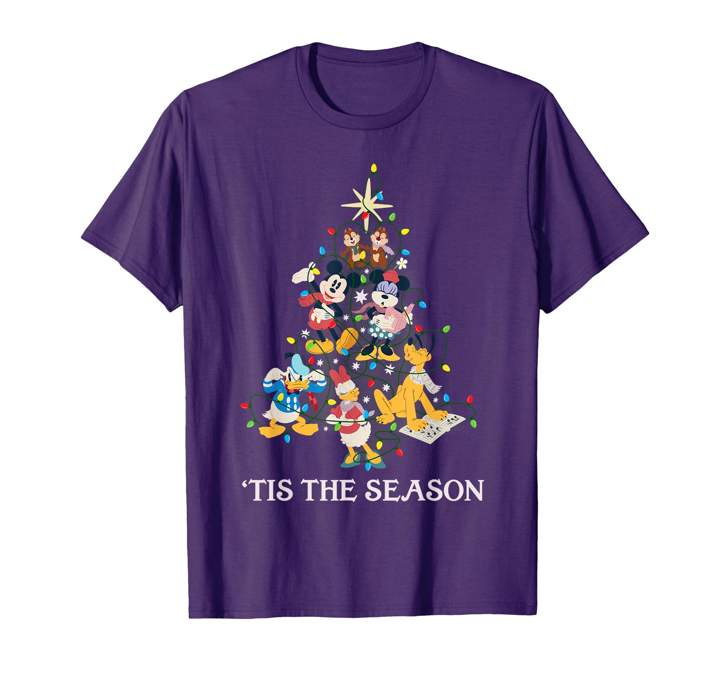 Disney Mickey and Friends Christmas 'Tis The Season T-Shirt
