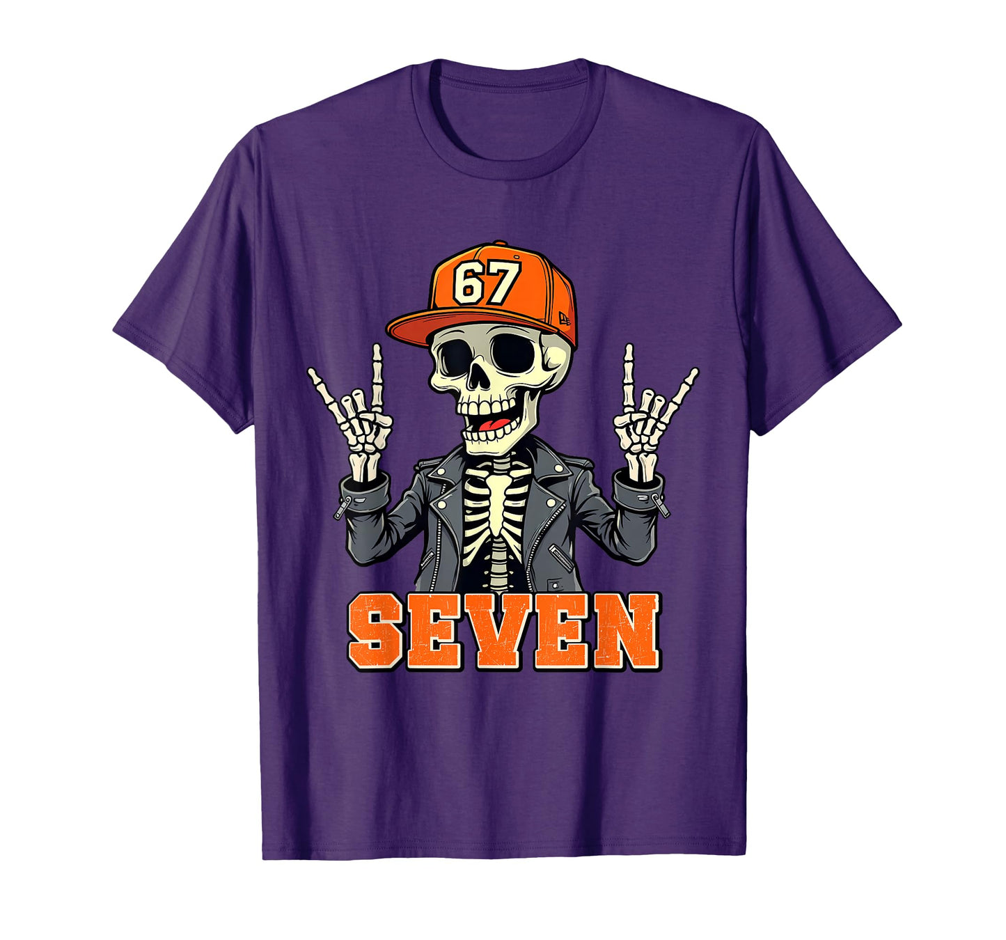 67ENDY Skeleton – 67 Six Seven Halloween 7 T-Shirt