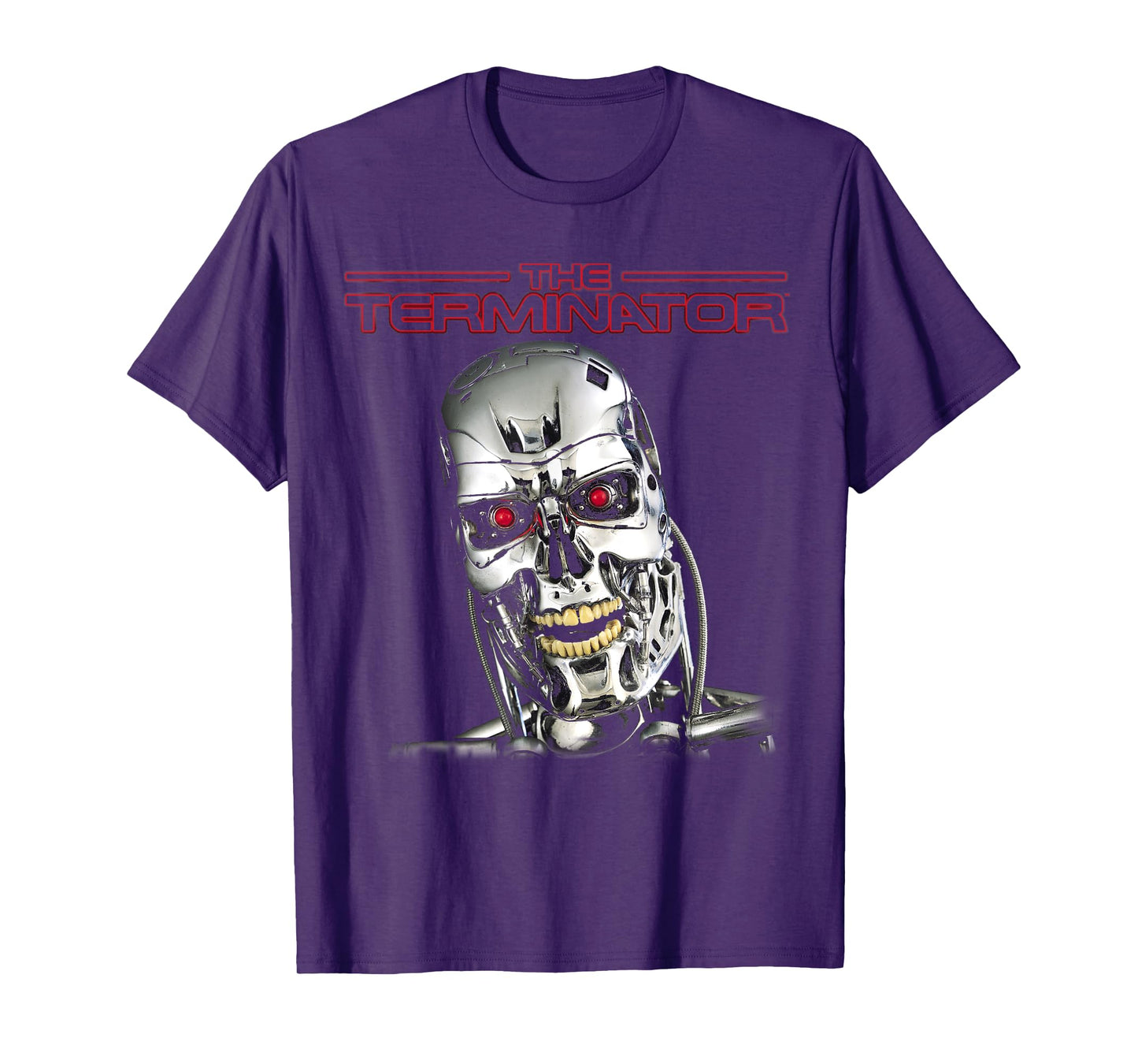 The Terminator T-800 Head Retro Cyborg Gamer Classic Sci-Fi T-Shirt