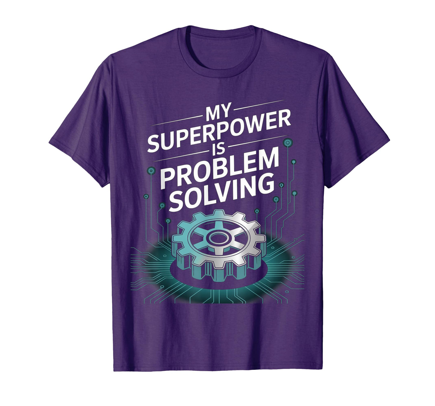 My Superpower is Problem Solving Tech Wizard Gift T-Shirt