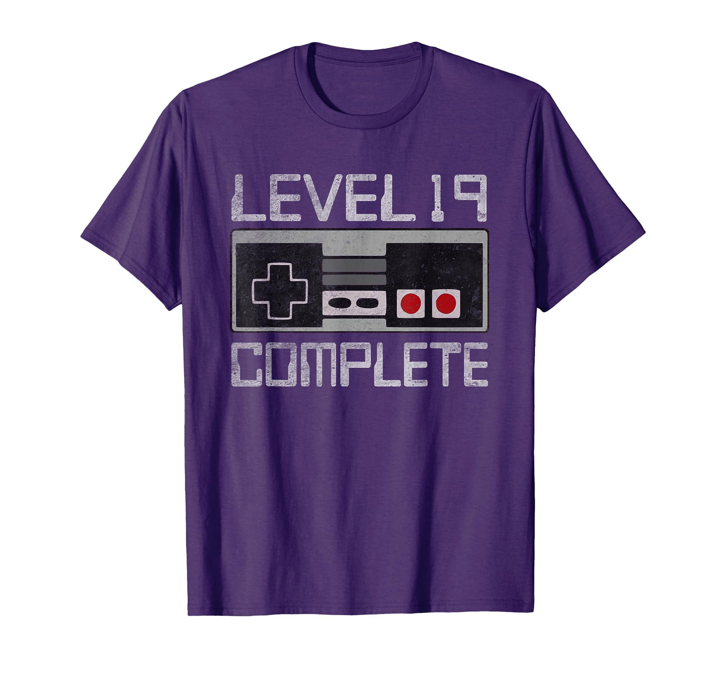 Level 19 Complete 19 Year 19th Wedding Anniversary For Him T-Shirt