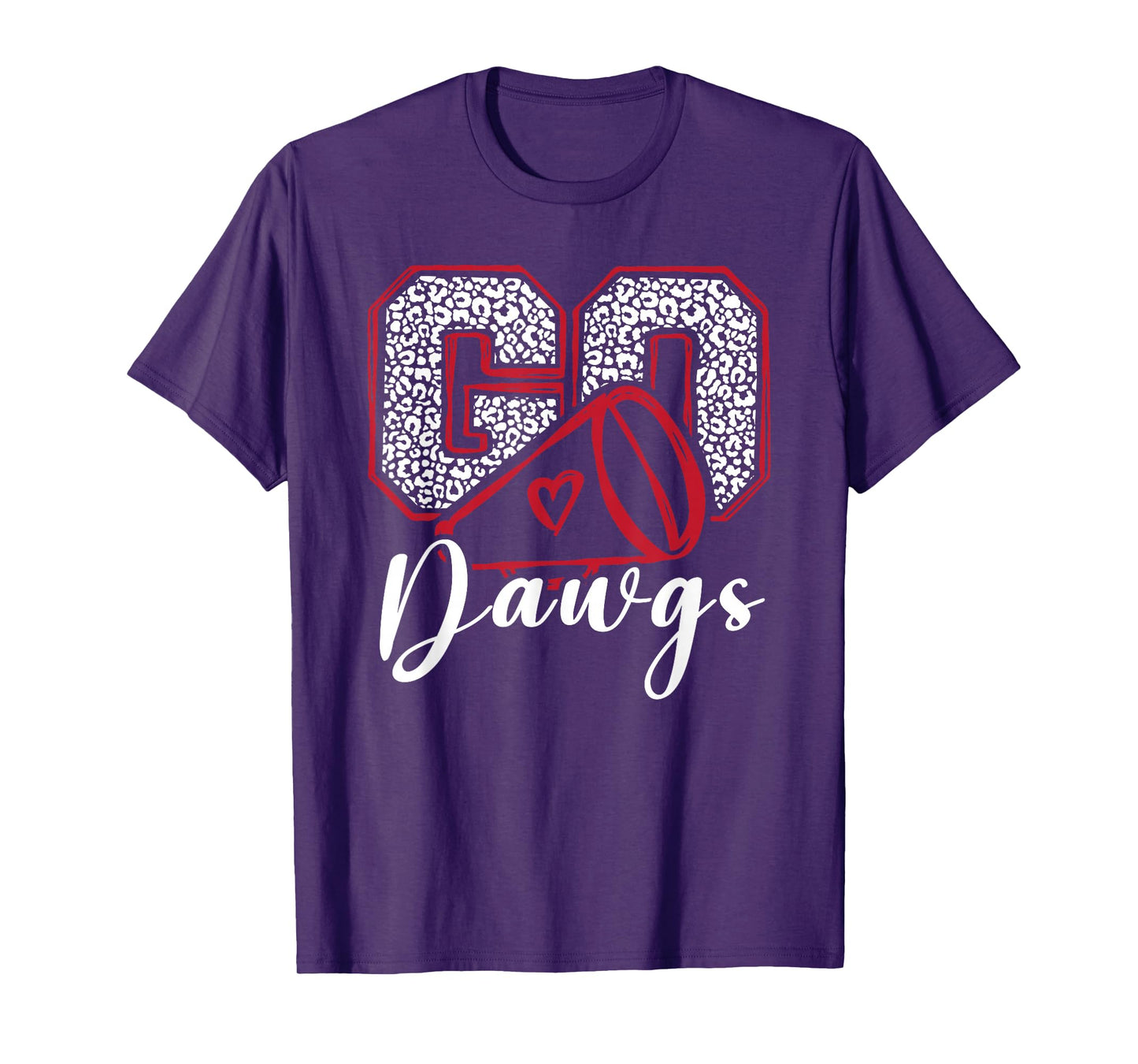 Go Dawgs Funny Bulldog for Men Women Kids Boys Girls T-Shirt