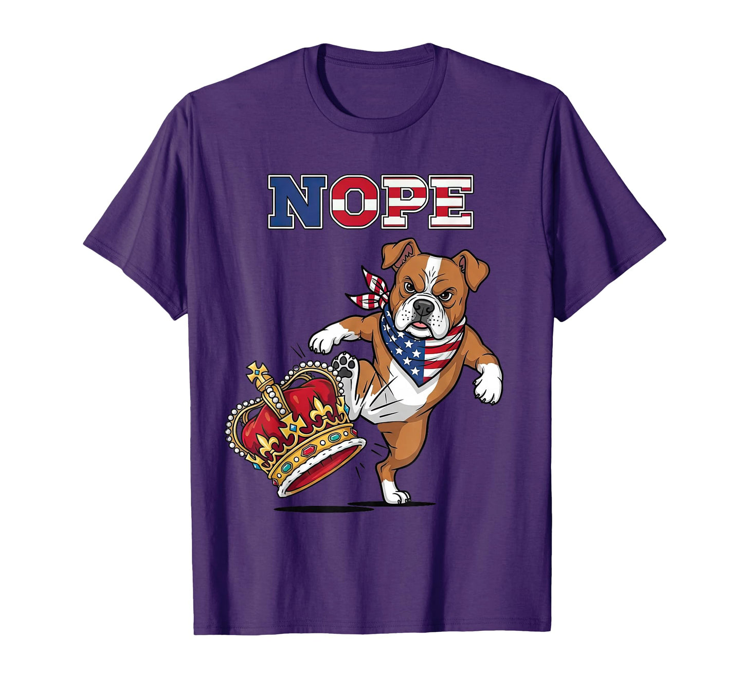 No Kings Dog Nope Not Today Funny T-Shirt