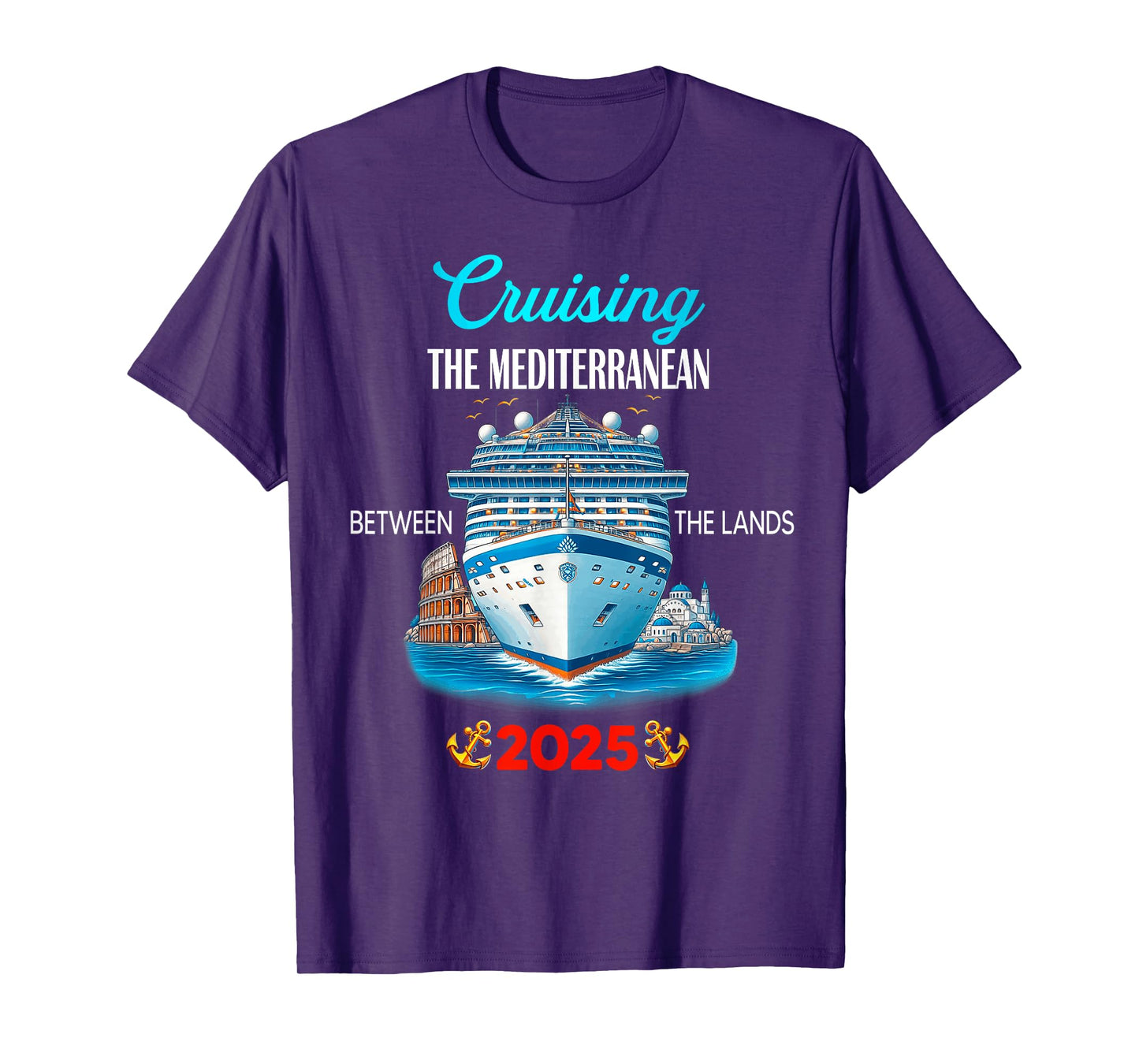 Mediterranean Cruise Birthday Trip T-Shirt