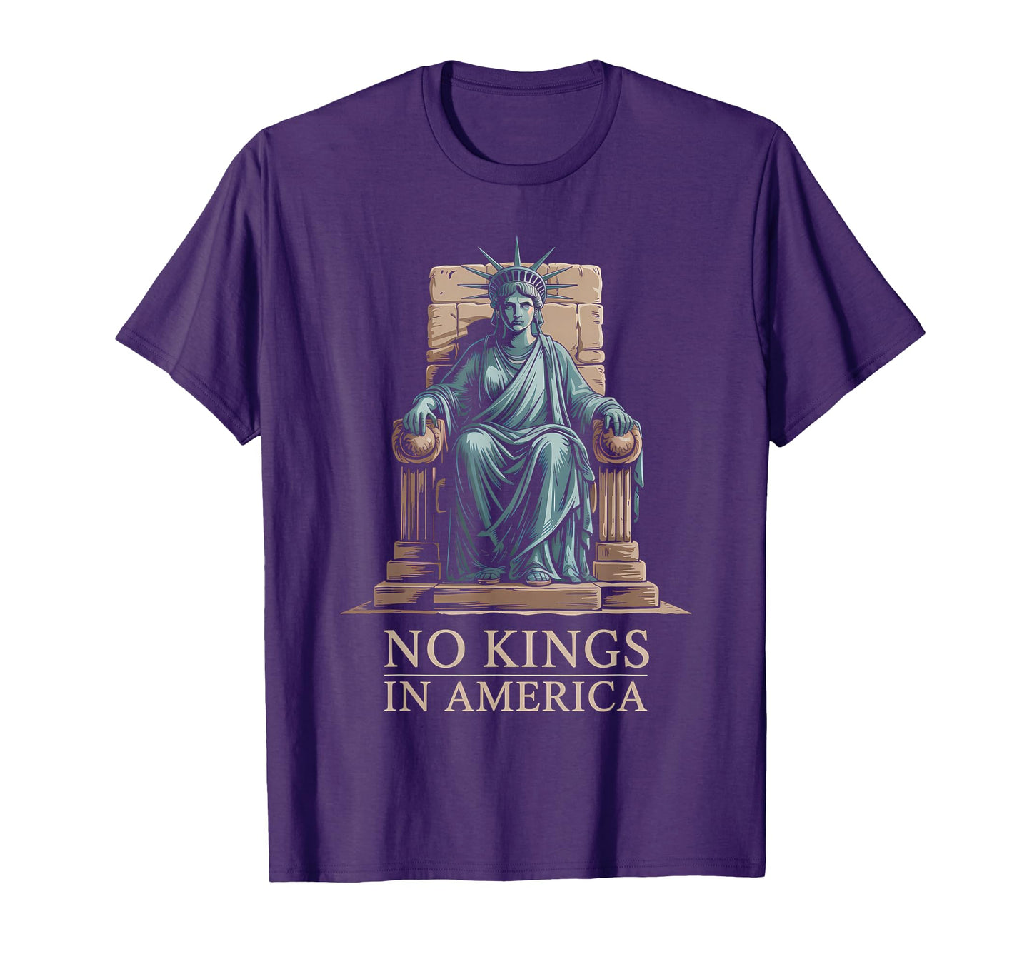 No Kings in America Shirt Statue Liberty Democracy Truth T-Shirt