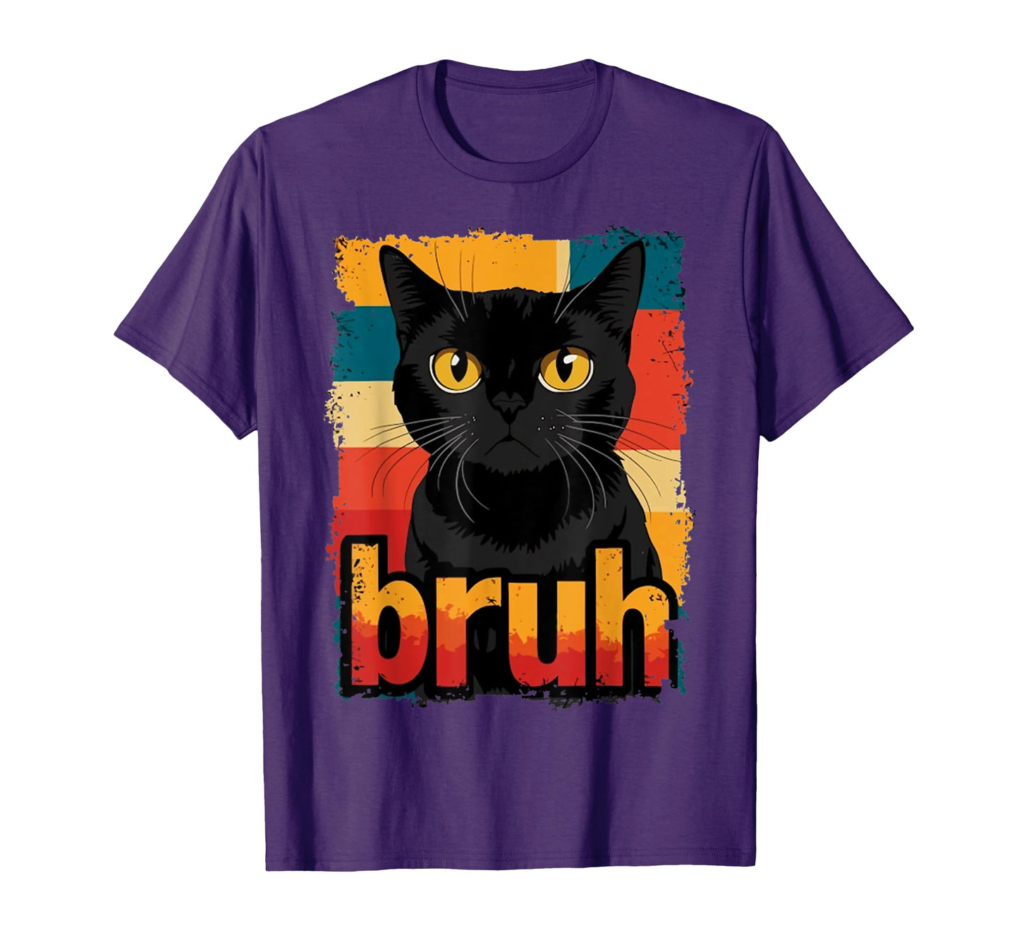 Funny Cat Bruh For Teens Boys Girls Men Women Meme Graphic T-Shirt