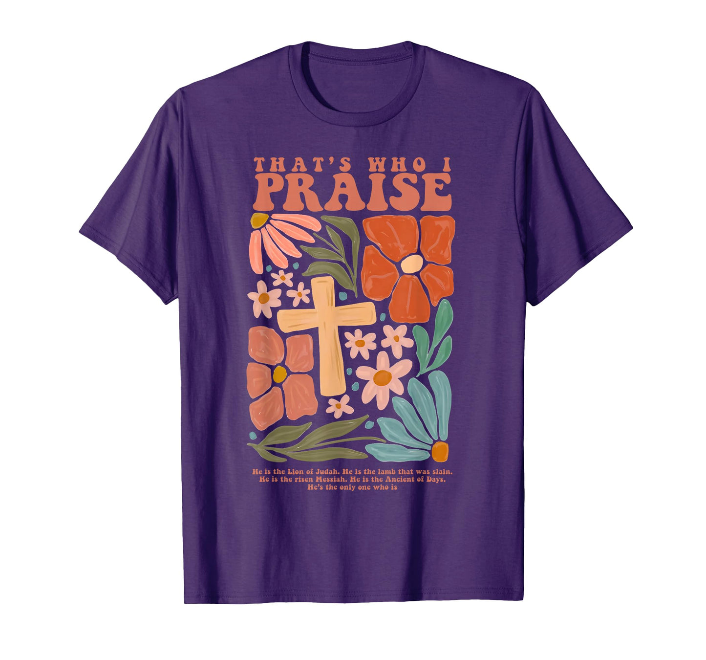 Brandon That's Who I Praise Jesus Christian Lake Merch T-Shirt