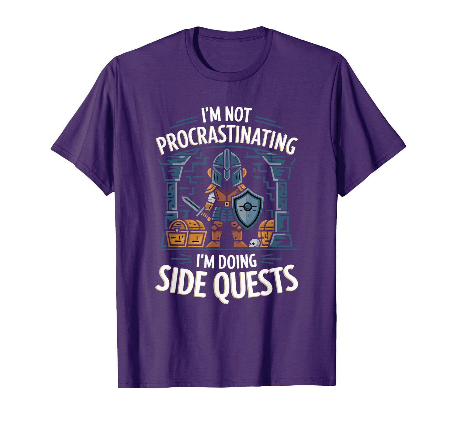 RPG Gamer Apparel for Quest Lovers Unisex-Adult Black Small Classic Modern T-Shirt