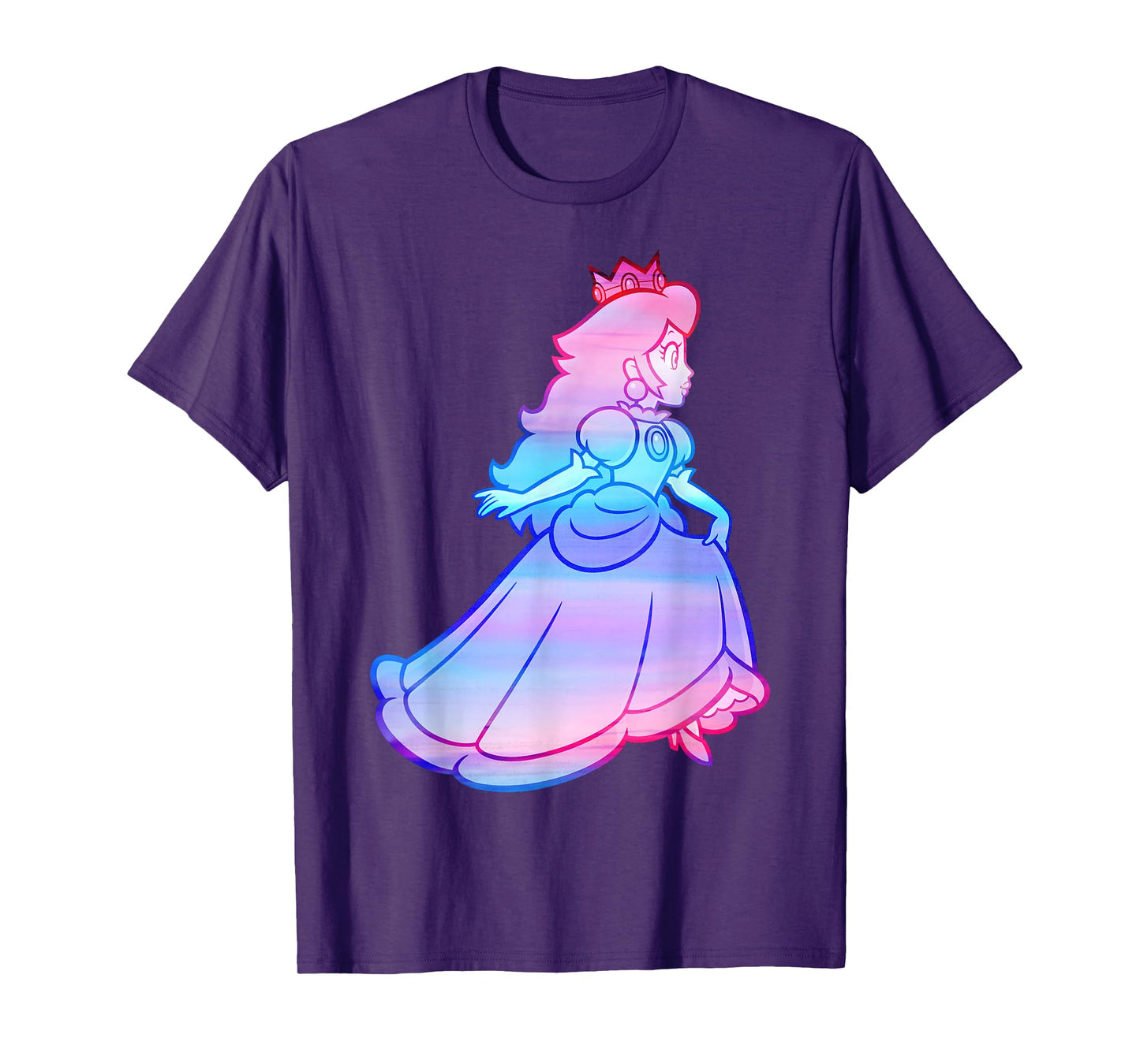 Nintendo Super Mario Peach Gradient Run Graphic T-Shirt