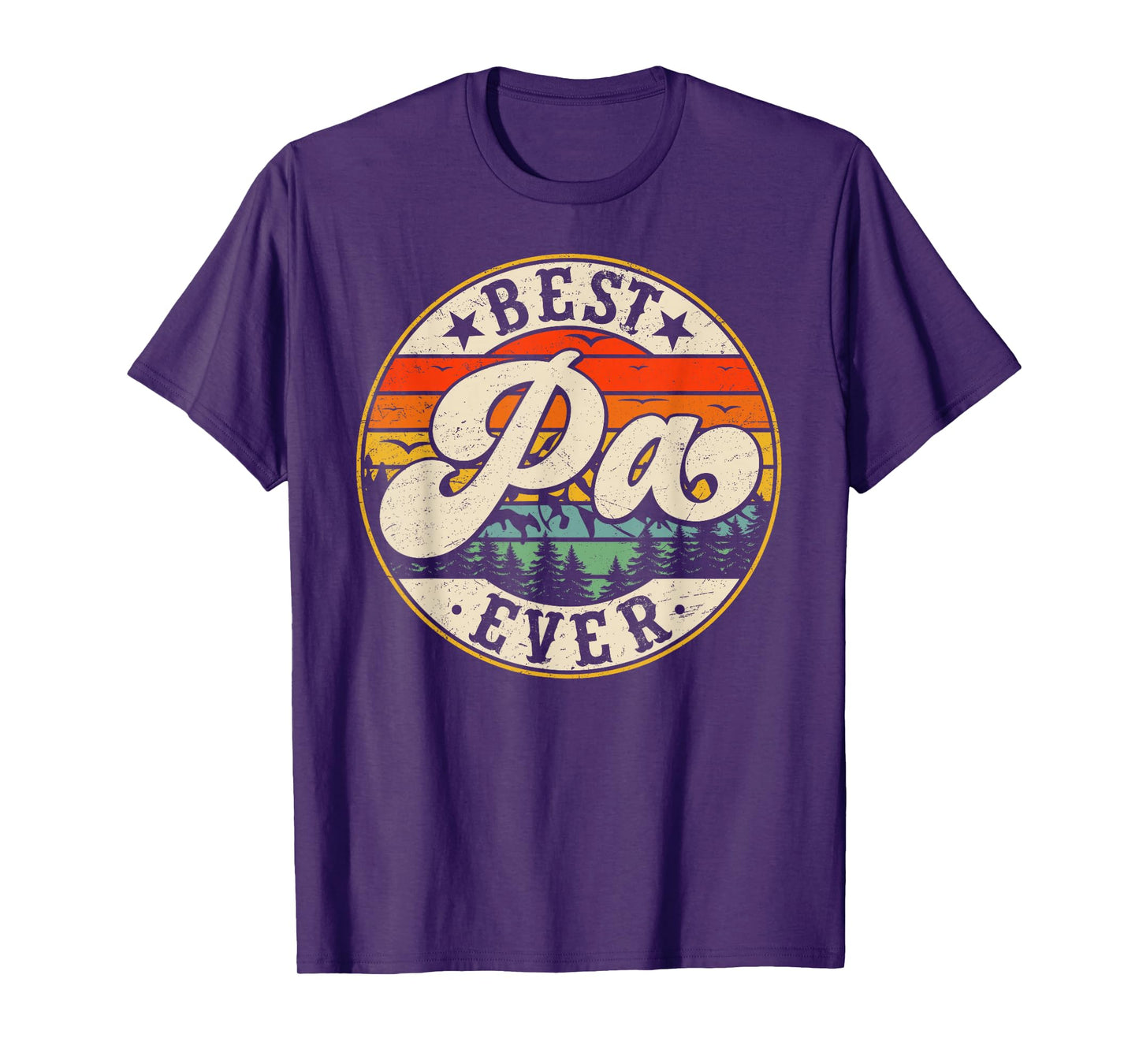 Vintage Best Pa Ever Father's Day Grandpa Men T-Shirt