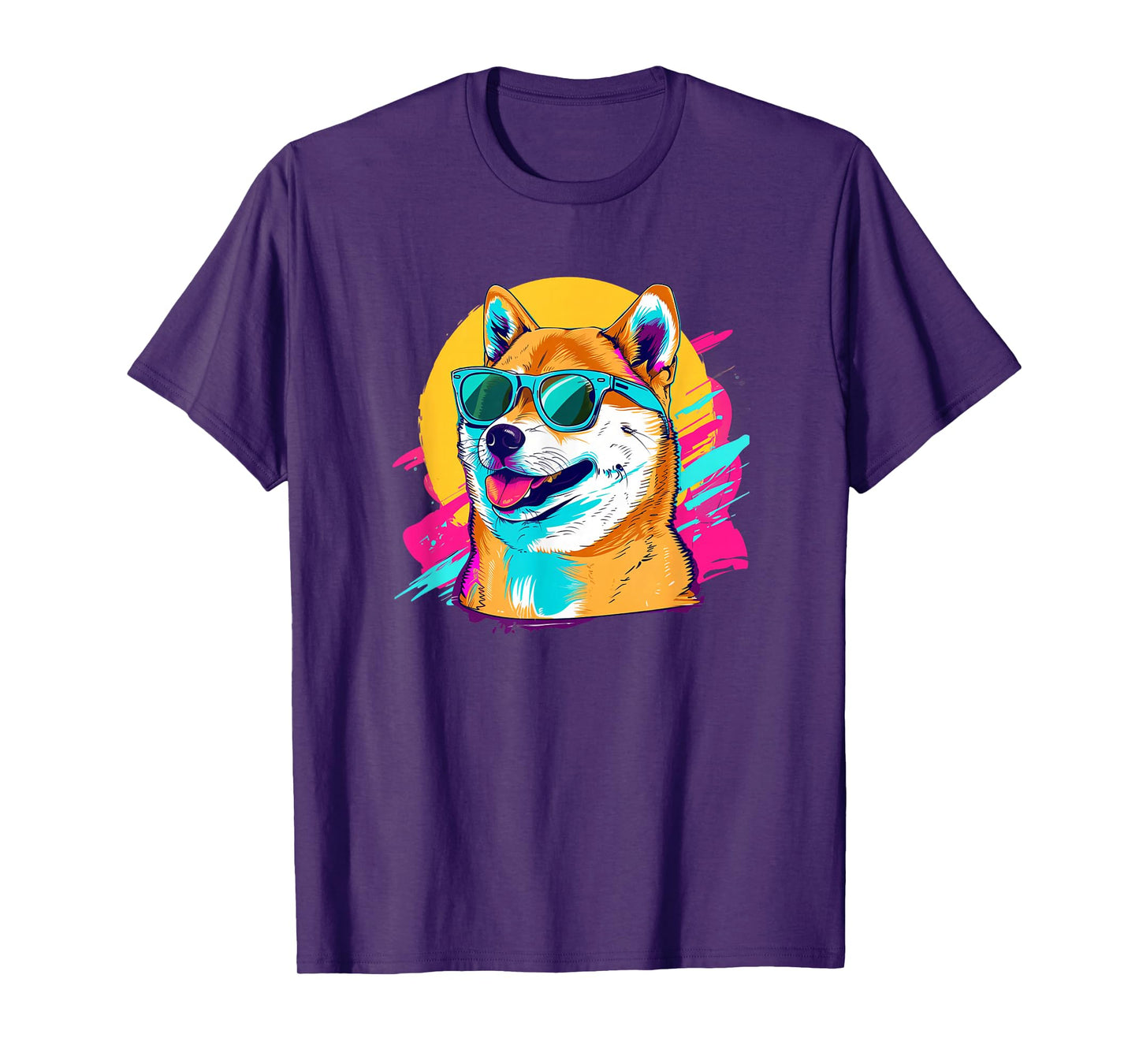 Doge Meme Lover Retro Vintage 80s Shiba Inu T-Shirt