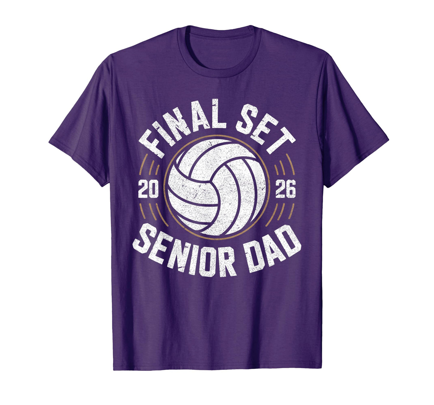 Volleyball Senior Dad 2026 Final Set Vintage T-Shirt