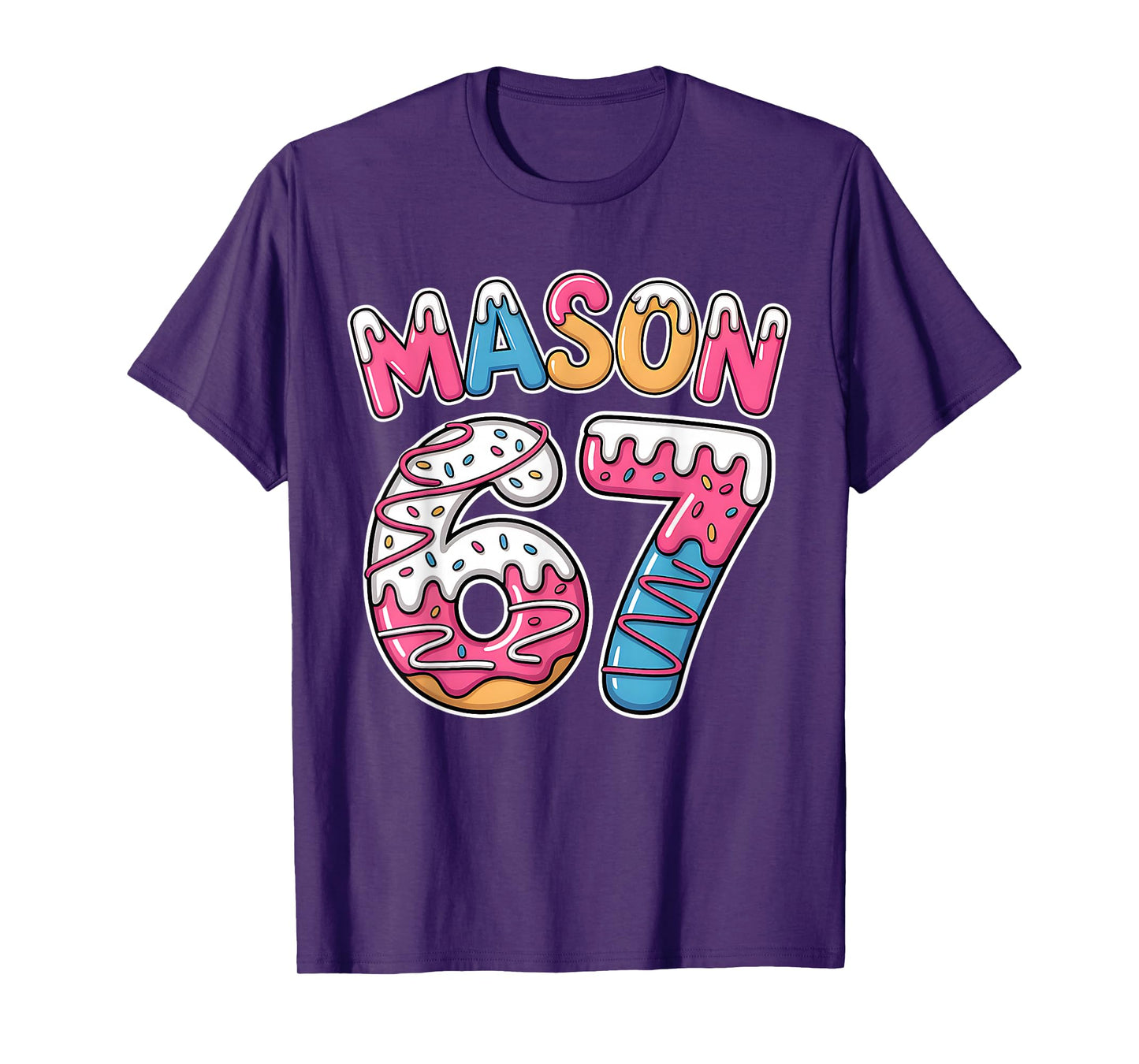 Mason 67 Meme Loves Ice Cream Drip Sport Six Seven T-Shirt