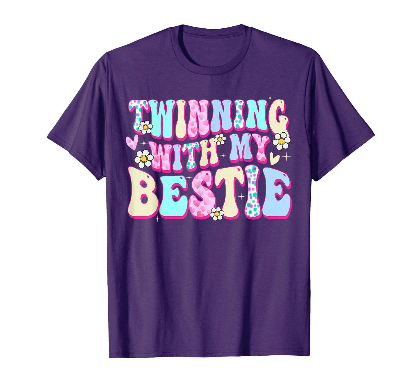 Friends Twinning With My Bestie Spirit Week Girls Matching T-Shirt