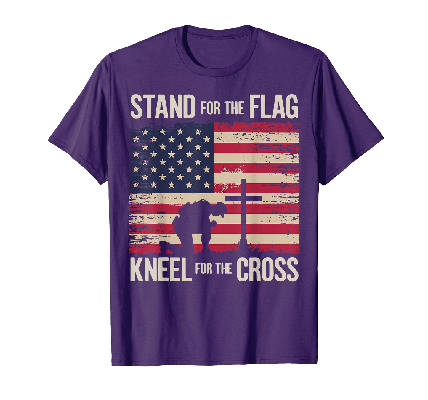 USA Flag Religious Quote 4th of July for Christian Faith T-Shirt