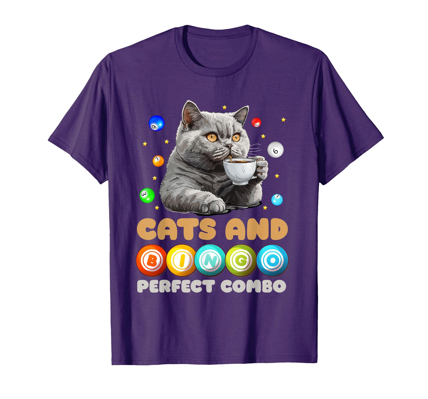 Bingo Player CATS AND BINGO PERFECT COMBO Funny T-Shirt