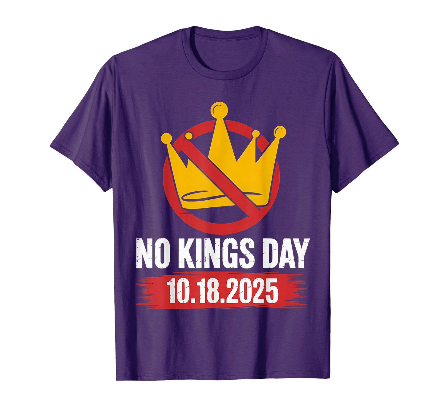 No Kings Day Patriotic No Kings 2025 T-Shirt