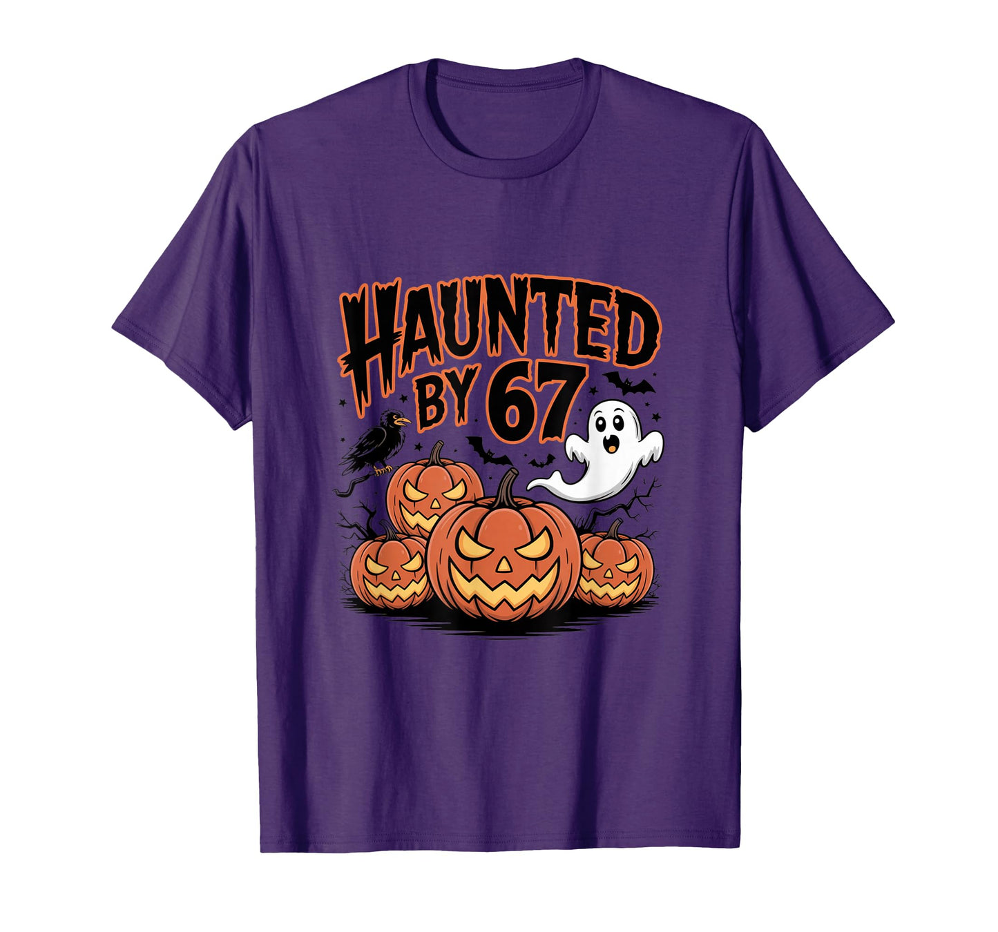 Haunted by 6-7 Funny Halloween 6-7 Costume Six Seven T-Shirt