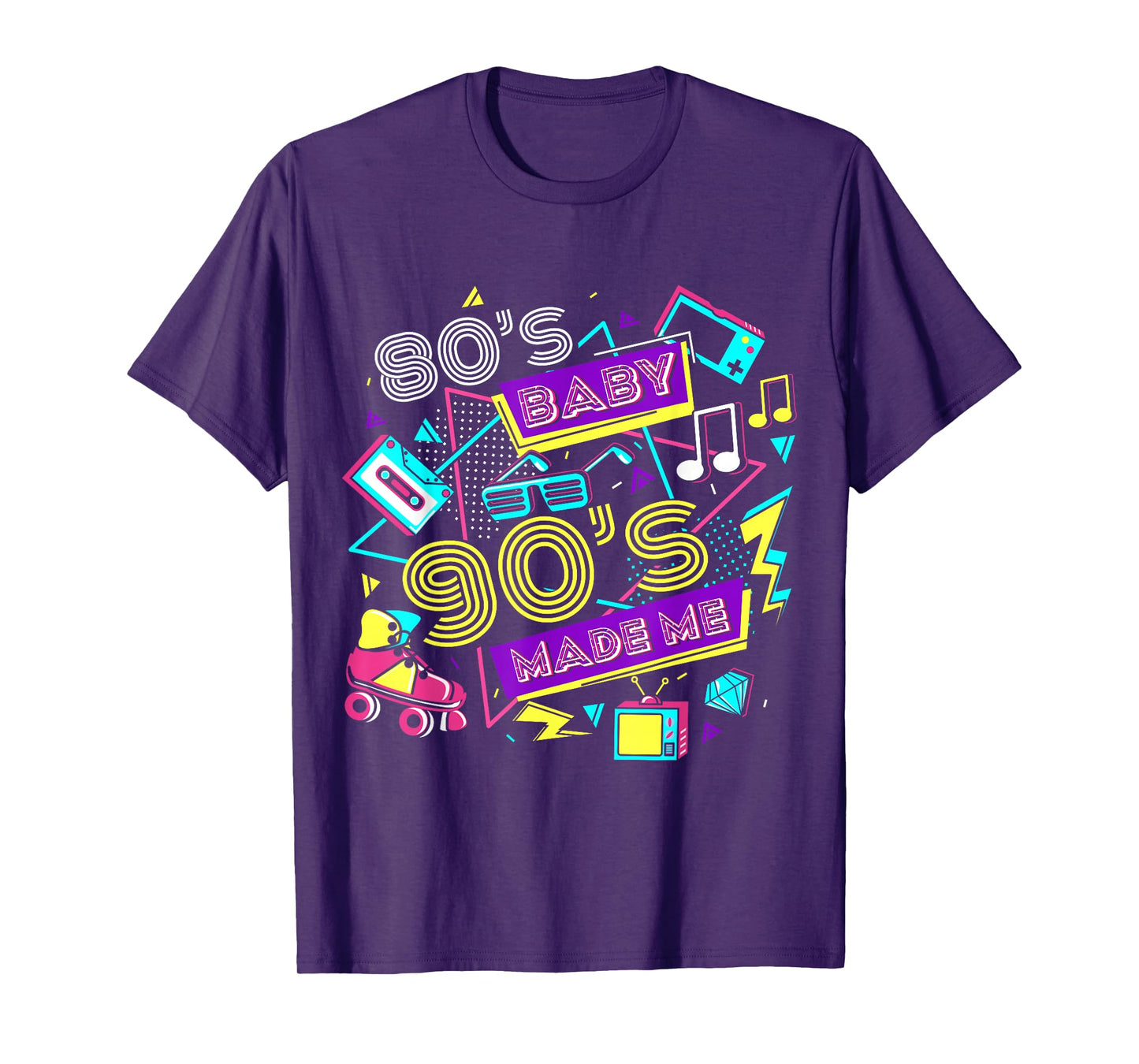 Retro 1980s 80's Baby 1990s 90's Made Me Vaporwave Nostalgia T-Shirt