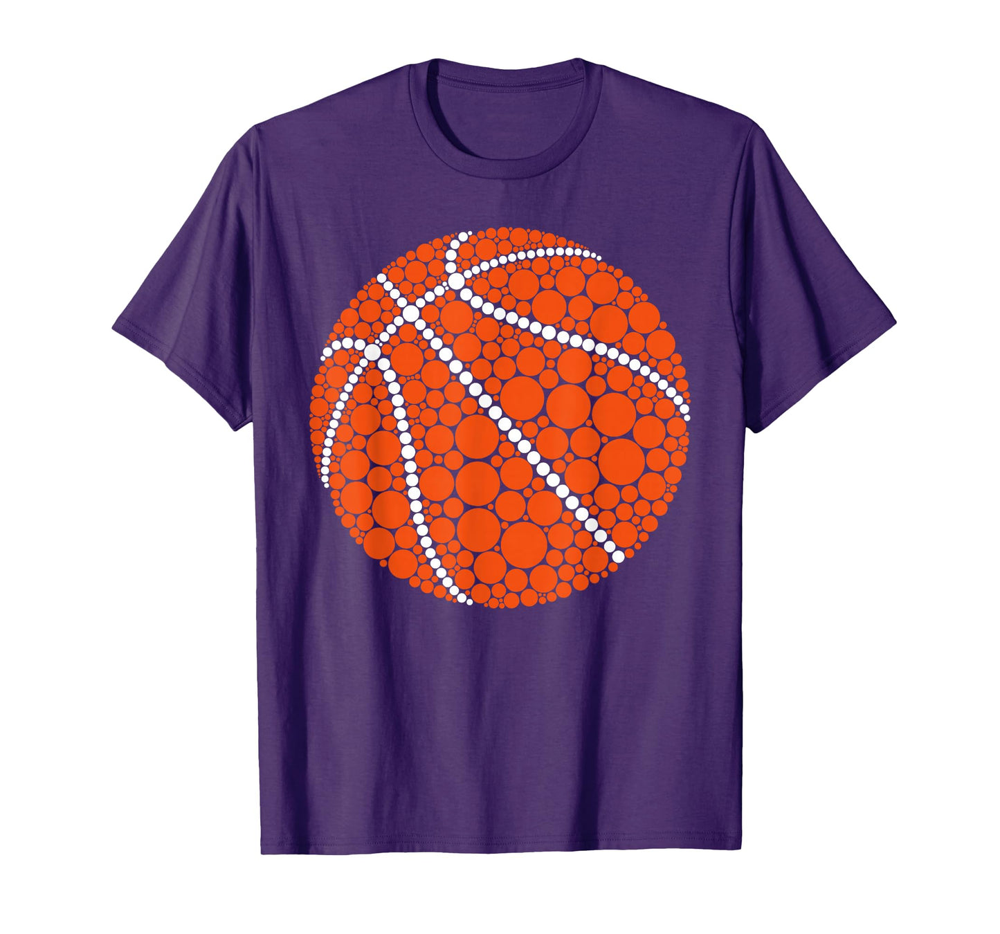 Funny Polka Dots Basketball Lover Fan Happy Dot Day Boys T-Shirt