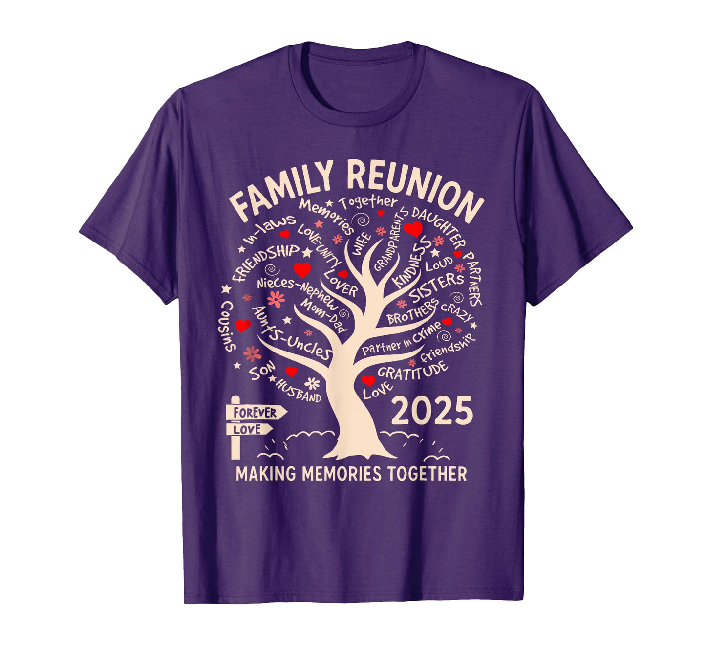 Making Memories Family Matching Group Family Reunion 2025 T-Shirt
