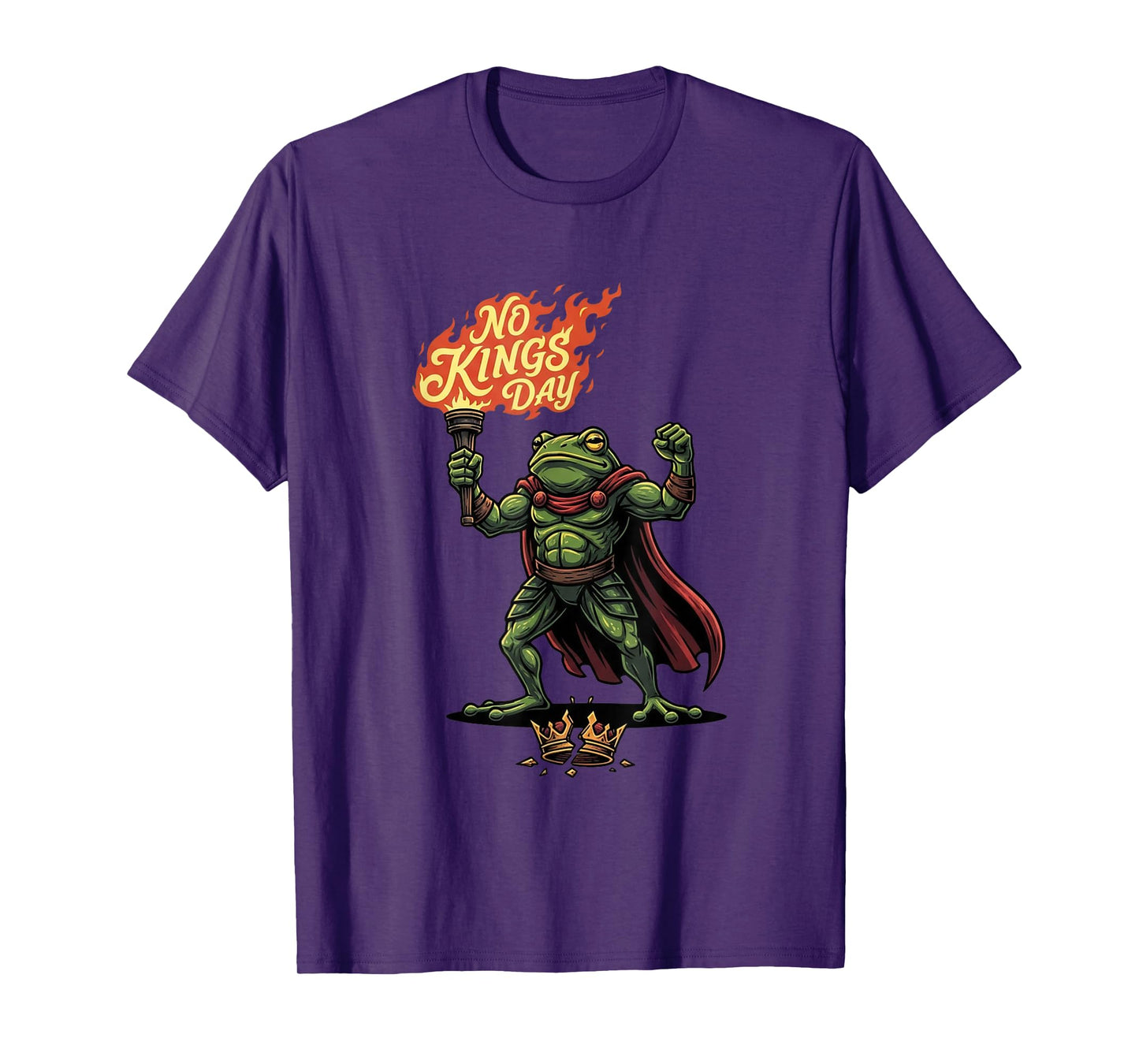 No Kings Day Portland Shirt Frog Protest T-Shirt