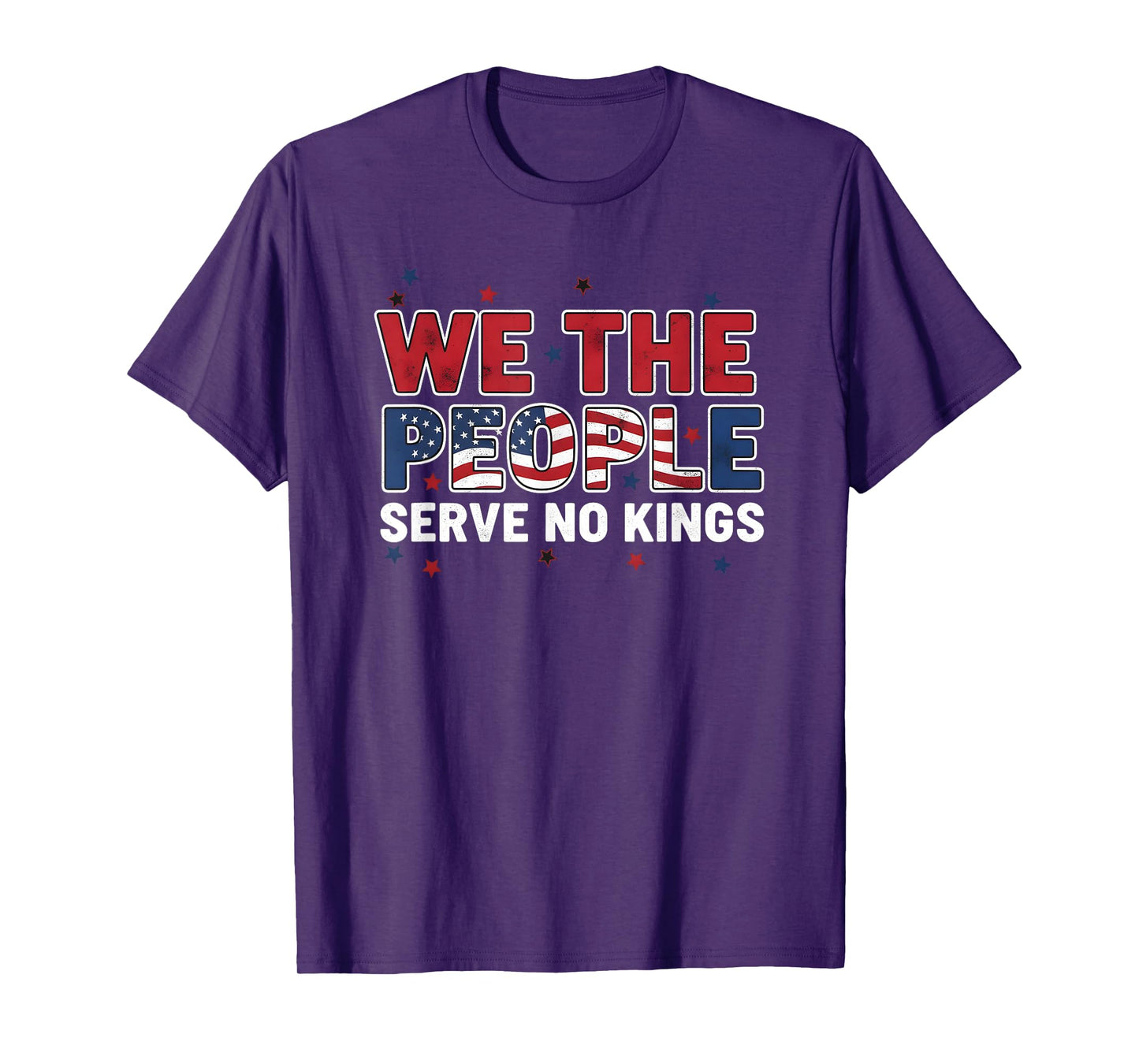 No Kings in America Democracy We The People Patriotic T-Shirt