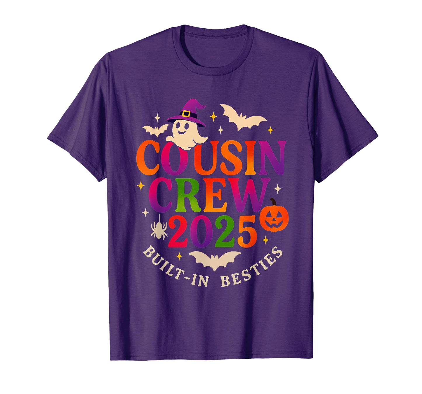 Cousin Crew Halloween Matching Family Spooky Ghost Kids T-Shirt