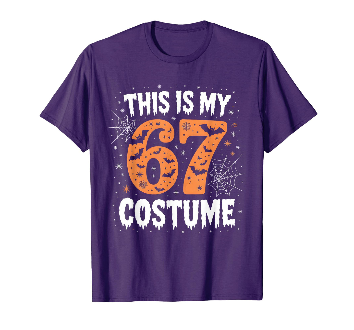 This is My 67 Costume Lazy Brainrot Meme 67 Funny Six Seven T-Shirt