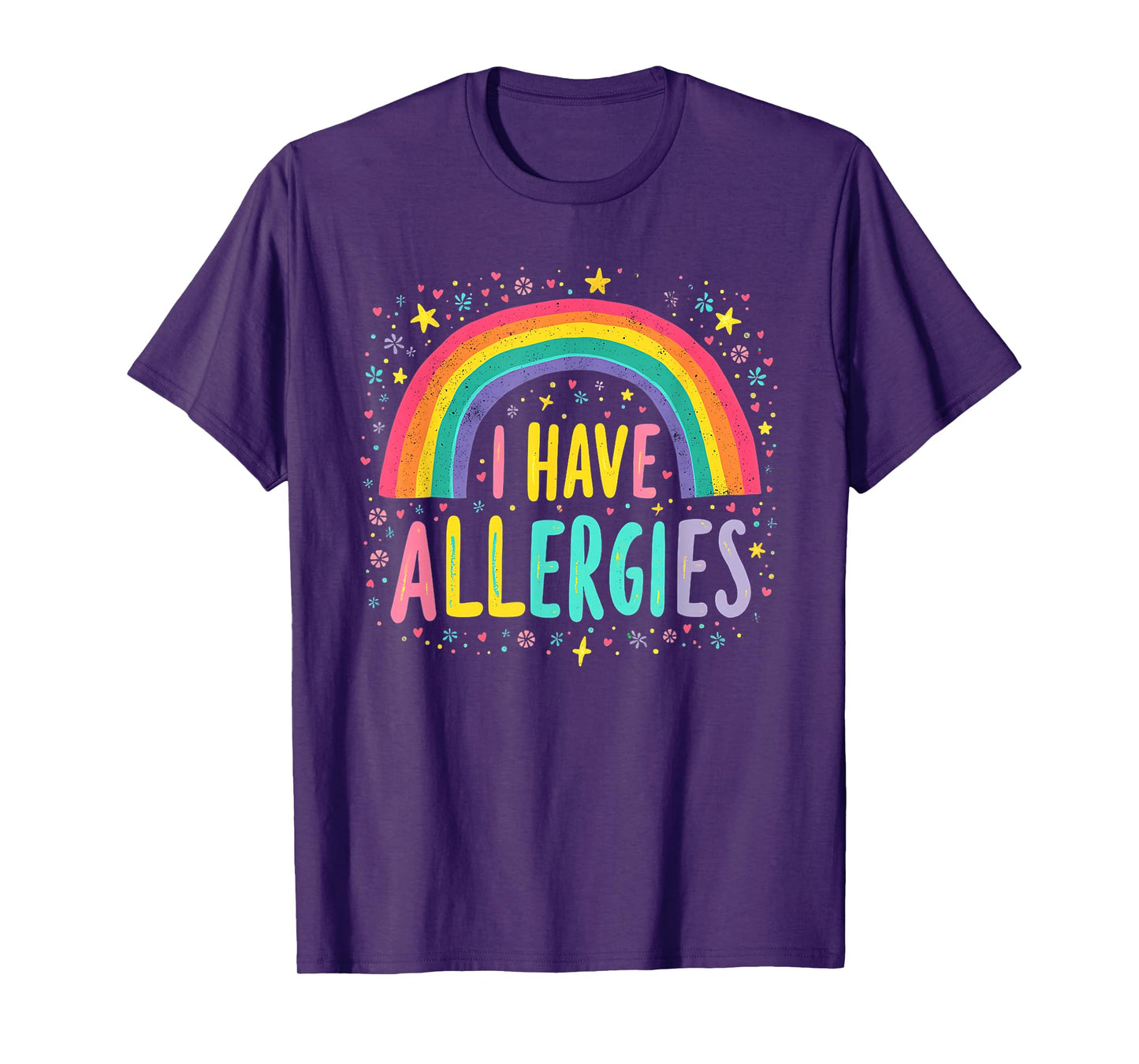 I Have Allergies Funny Retro Offensive Inappropriate Meme T-Shirt