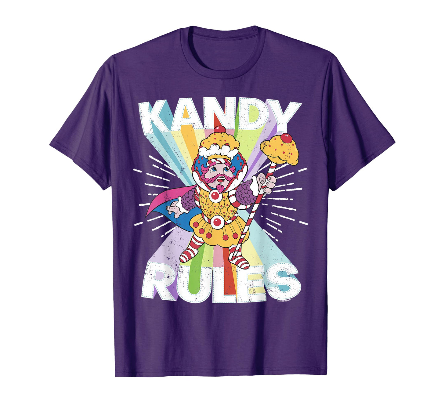 Candy Land Kandy Rules Rainbow King Kandy Vintage T-Shirt