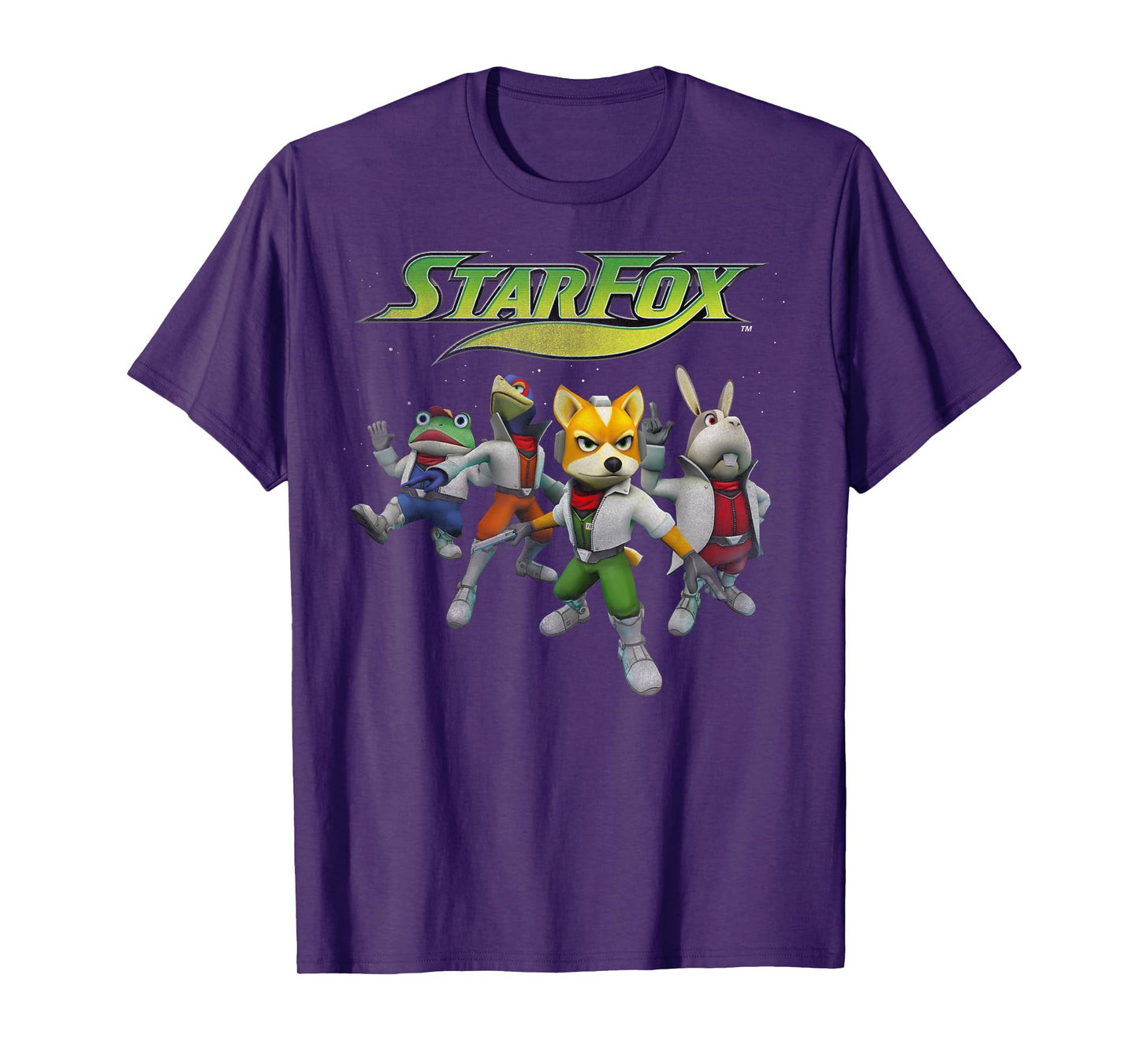 Nintendo Star Fox Retro Group Shot T-Shirt