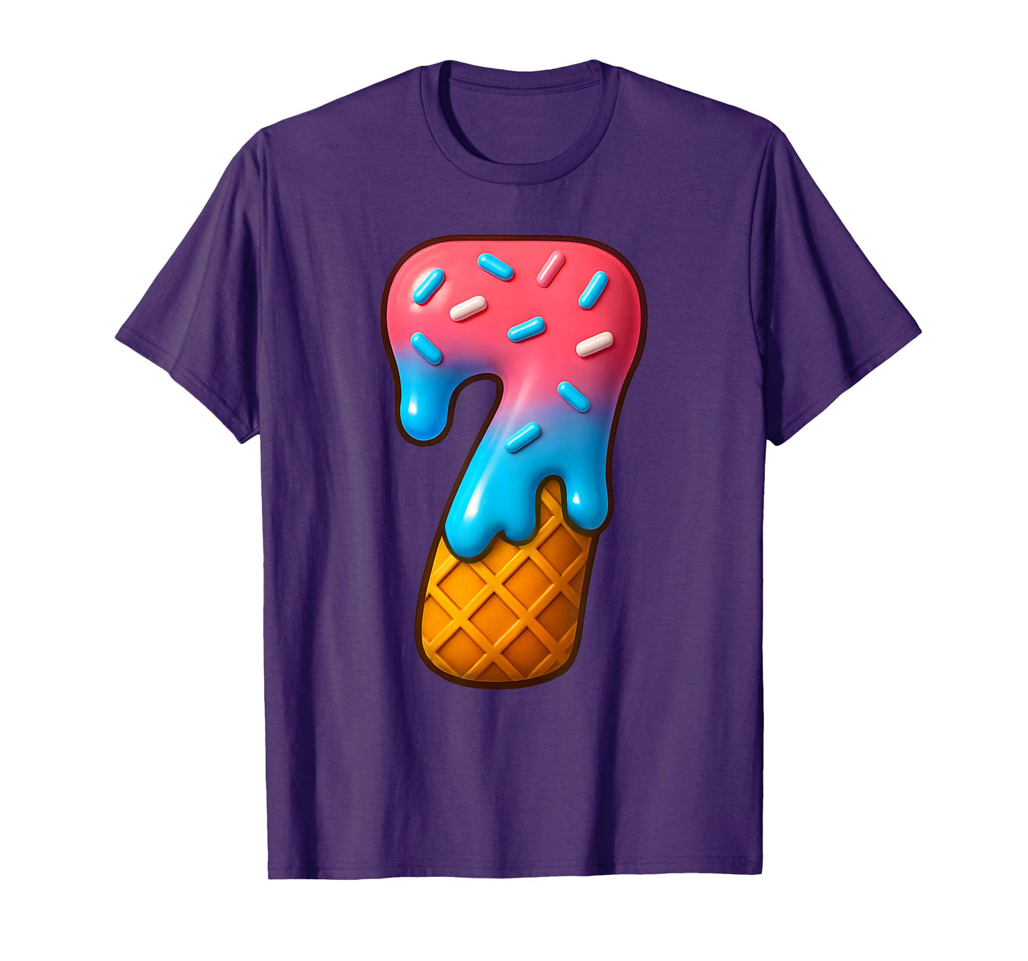 67 Meme Matching Couple Halloween Costume Ice Cream 7 Seven T-Shirt