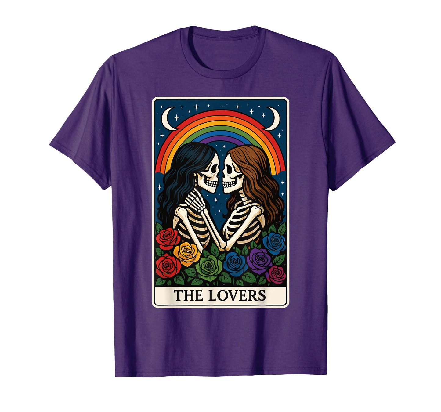 The Lovers Lesbian Tarot Card T-Shirt