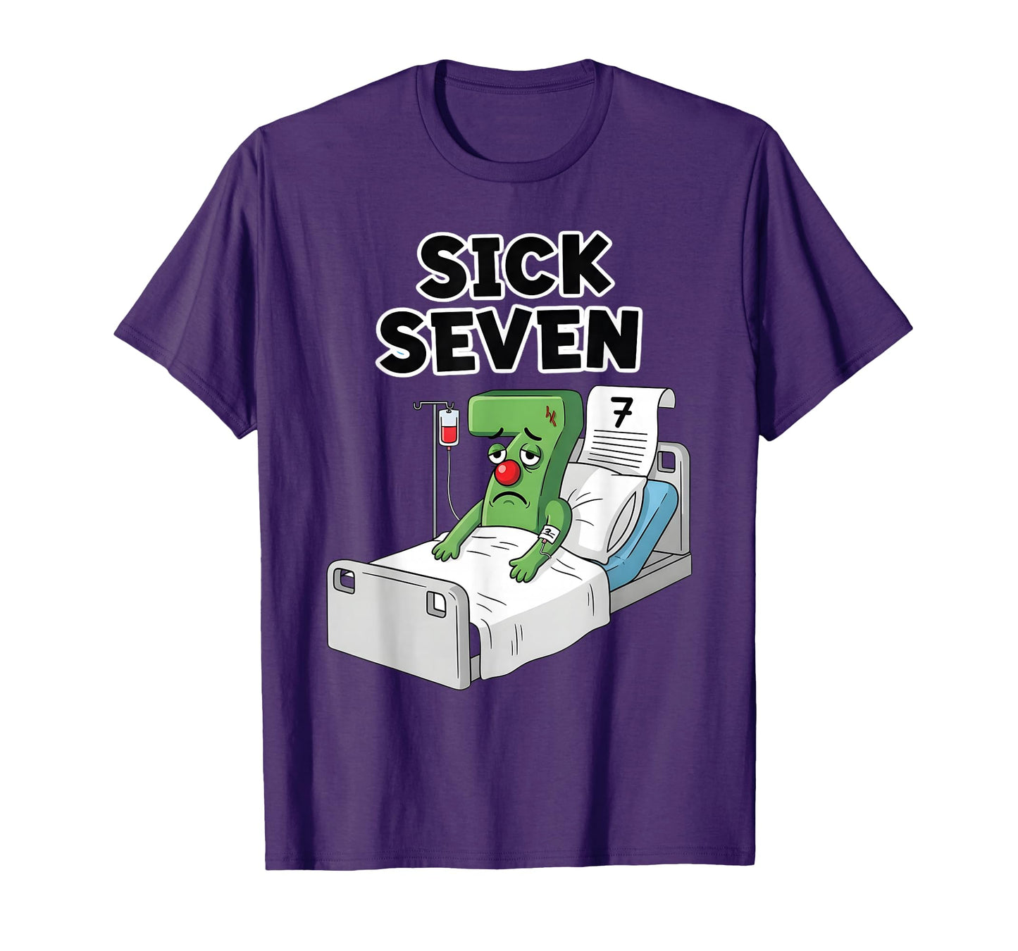 Sick Seven 67 Halloween Costume Fun Wordplay Design T-Shirt