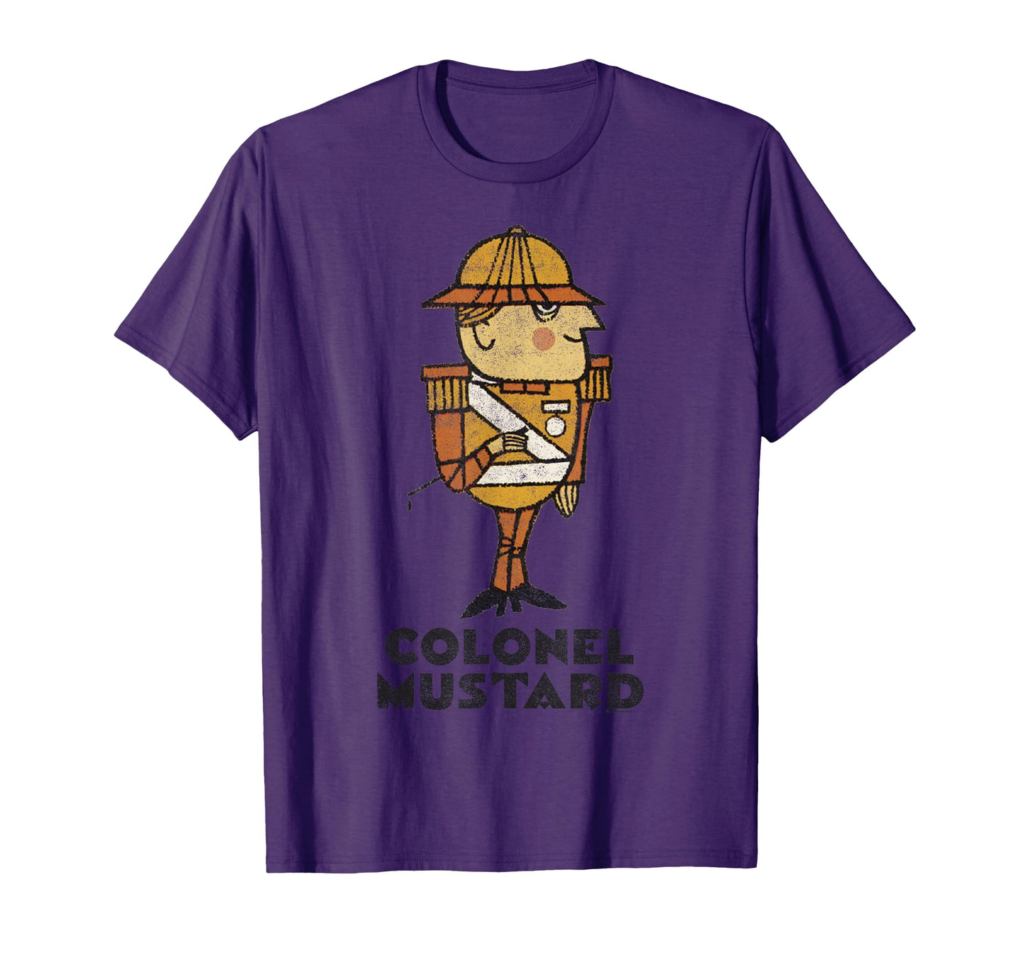 Clue Colonel Mustard Retro Poster T-Shirt