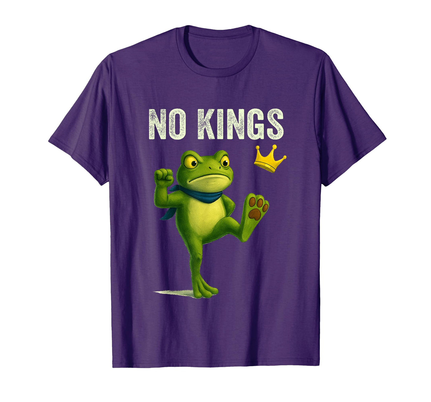 No Kings Portland Frog Resist Frog Protest T-Shirt