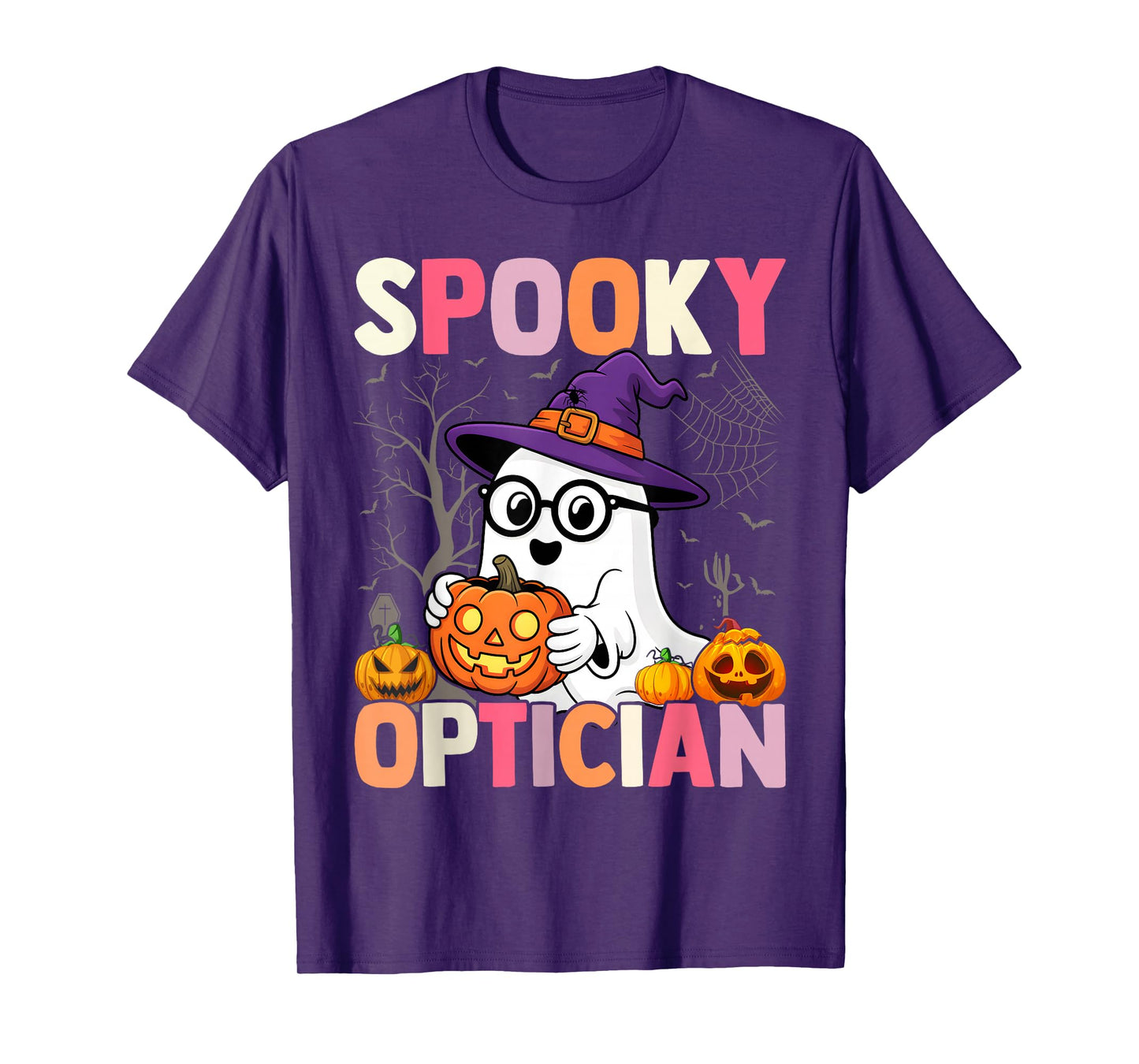 Spooky Optician Eye Doctor Halloween Optometry T-Shirt