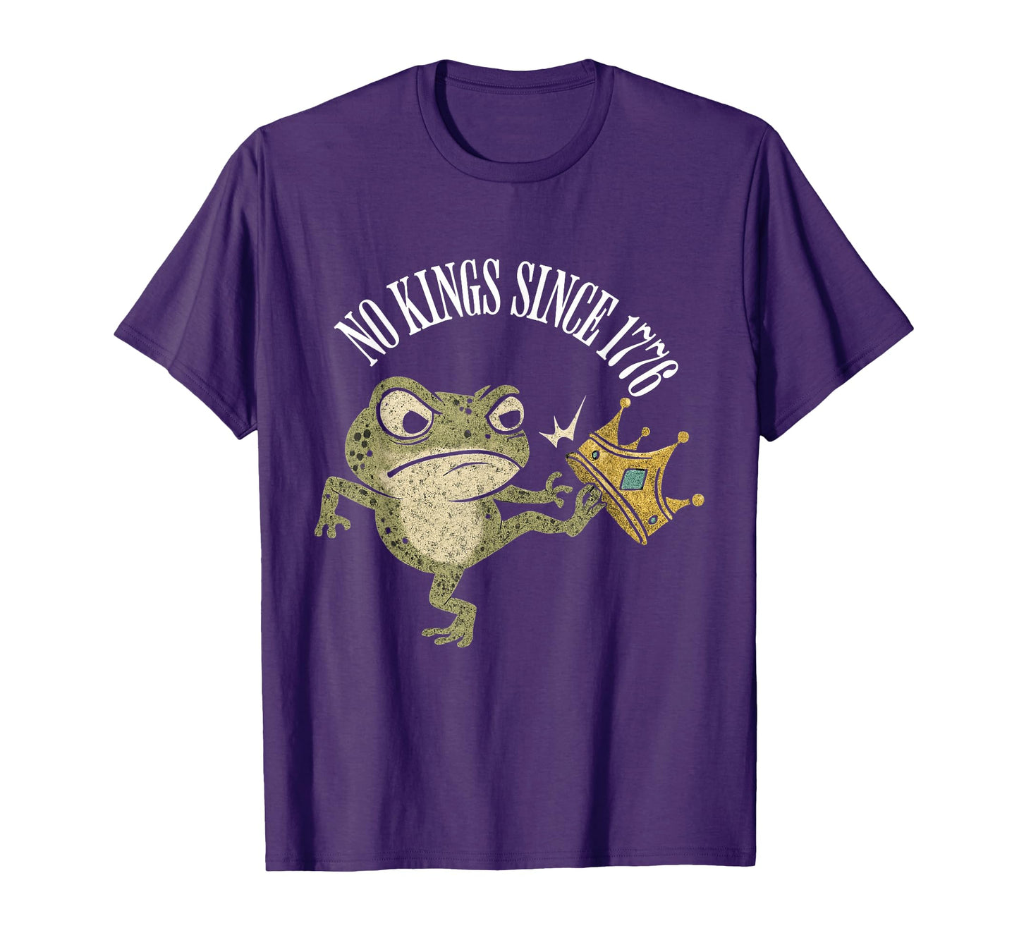 No Kings Design for Men Women Kids Portland Frog Protest T-Shirt