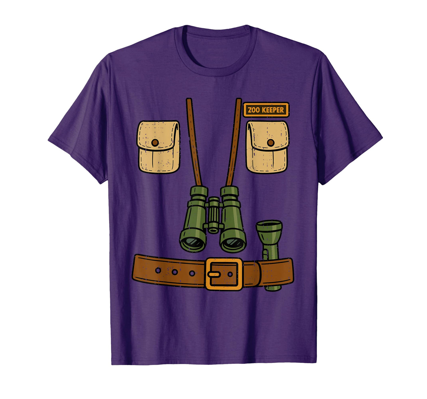 Zoo Keeper Jungle Safari Explorer Halloween Costume Animal T-Shirt
