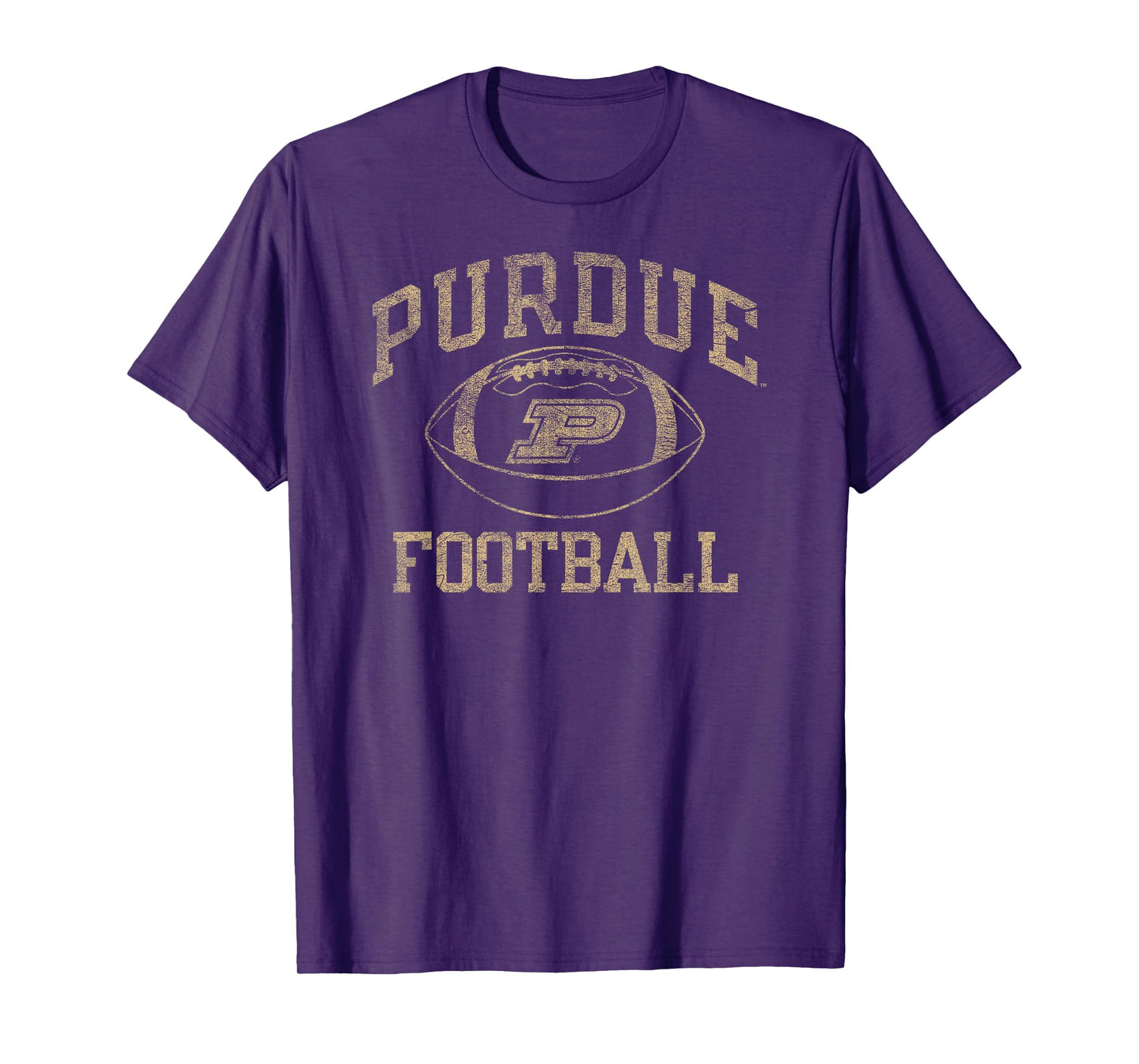 Purdue Boilermakers Football Intensity Vintage Black T-Shirt